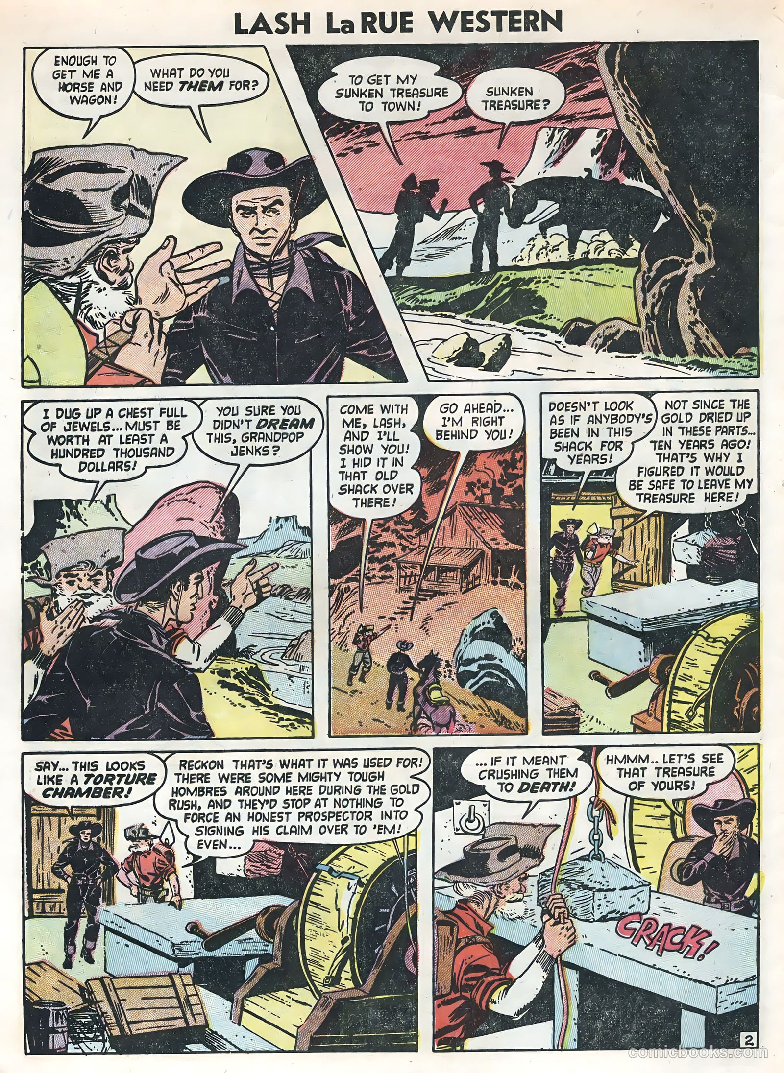 Lash La Rue Western #47 — page 4 of 36