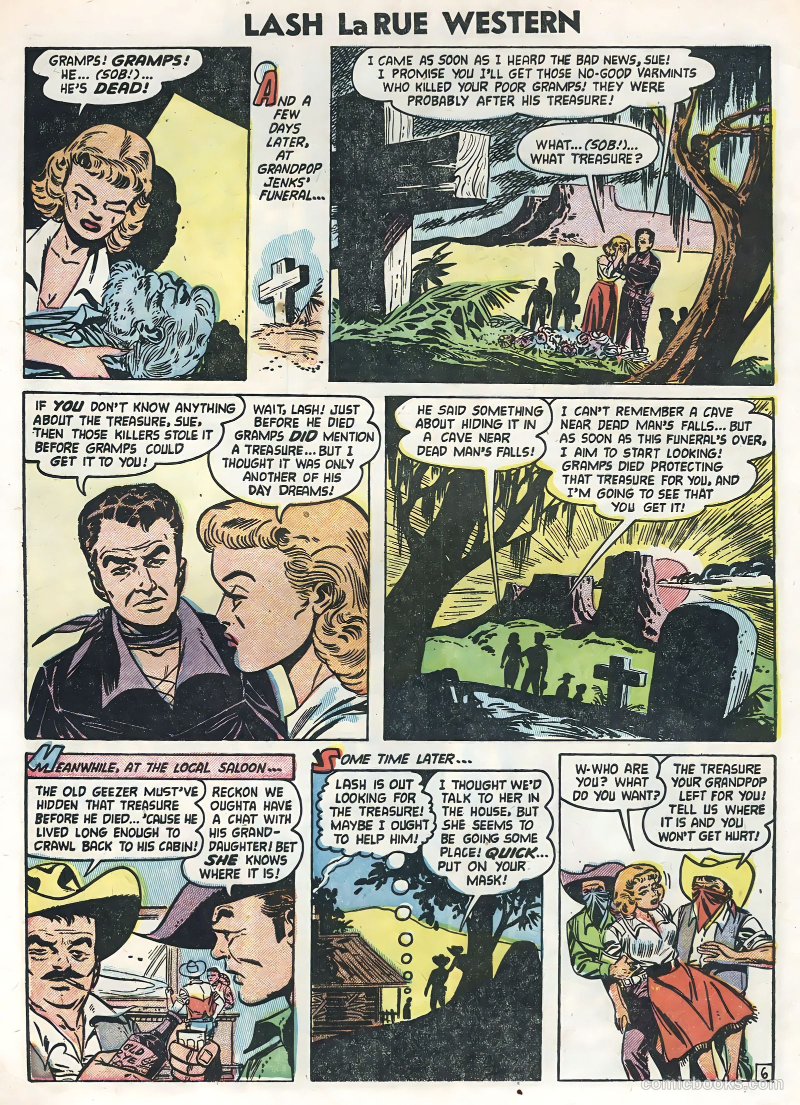 Lash La Rue Western #47 — page 8 of 36