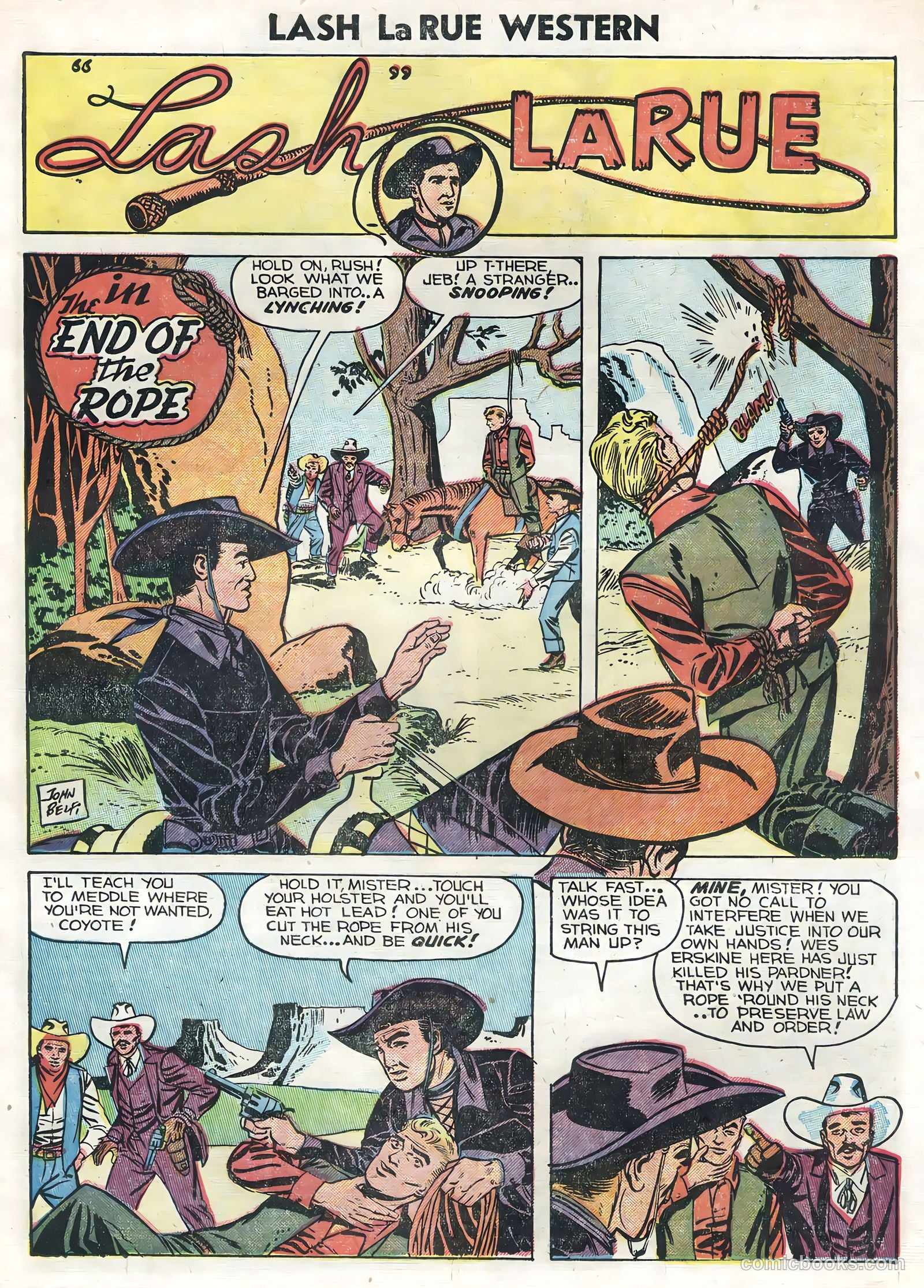 Lash La Rue Western #47 — page 15 of 36
