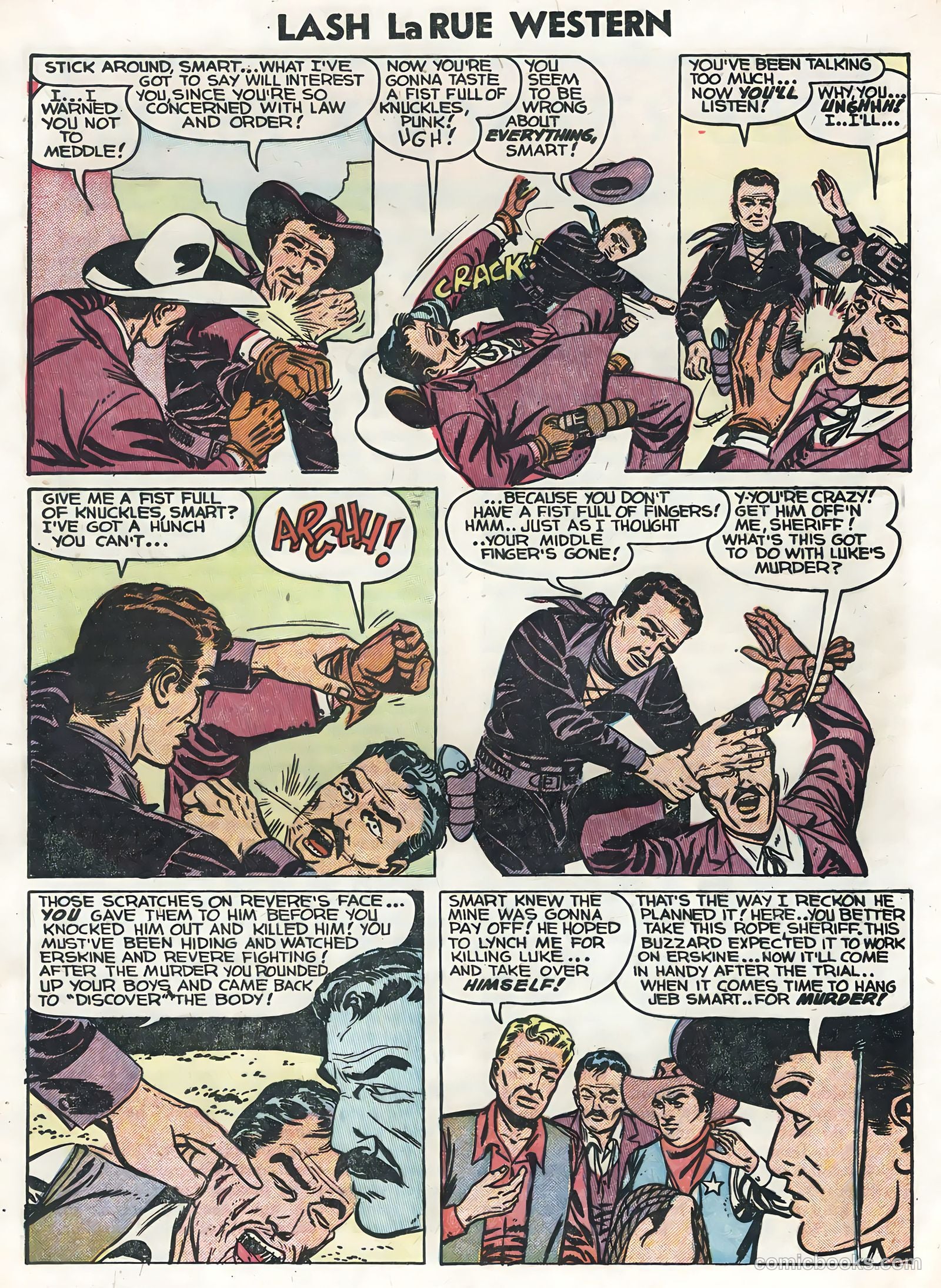 Lash La Rue Western #47 — page 17 of 36