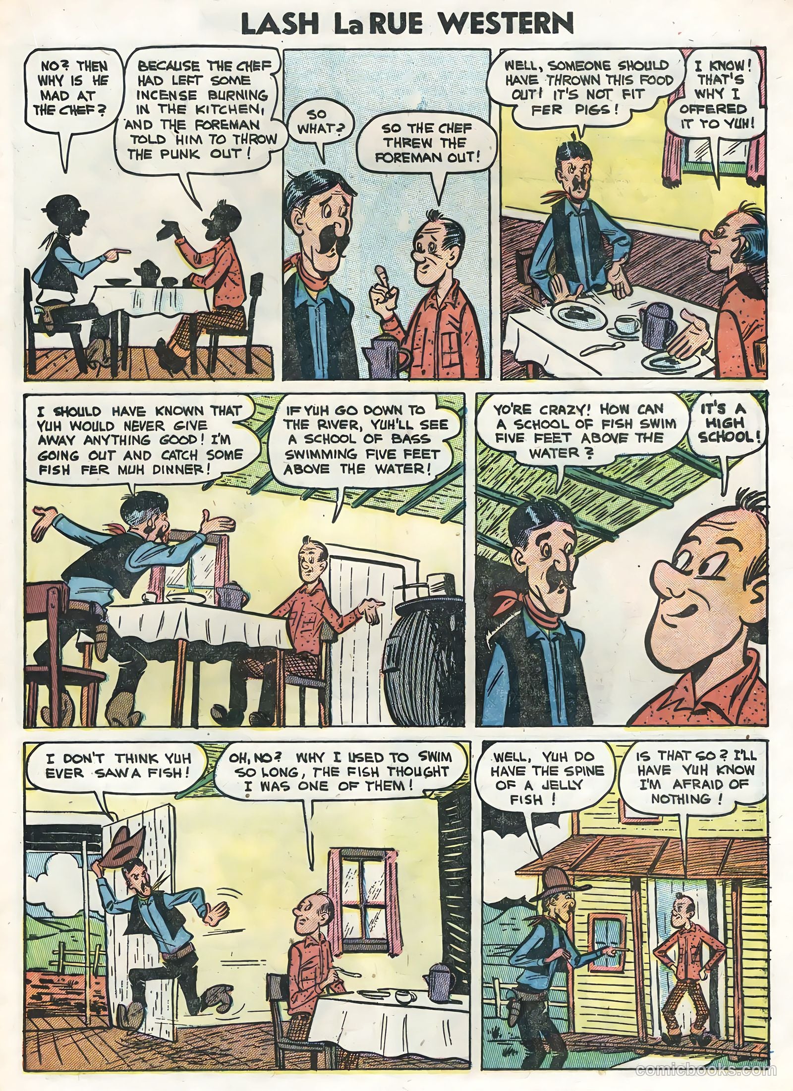 Lash La Rue Western #47 — page 21 of 36