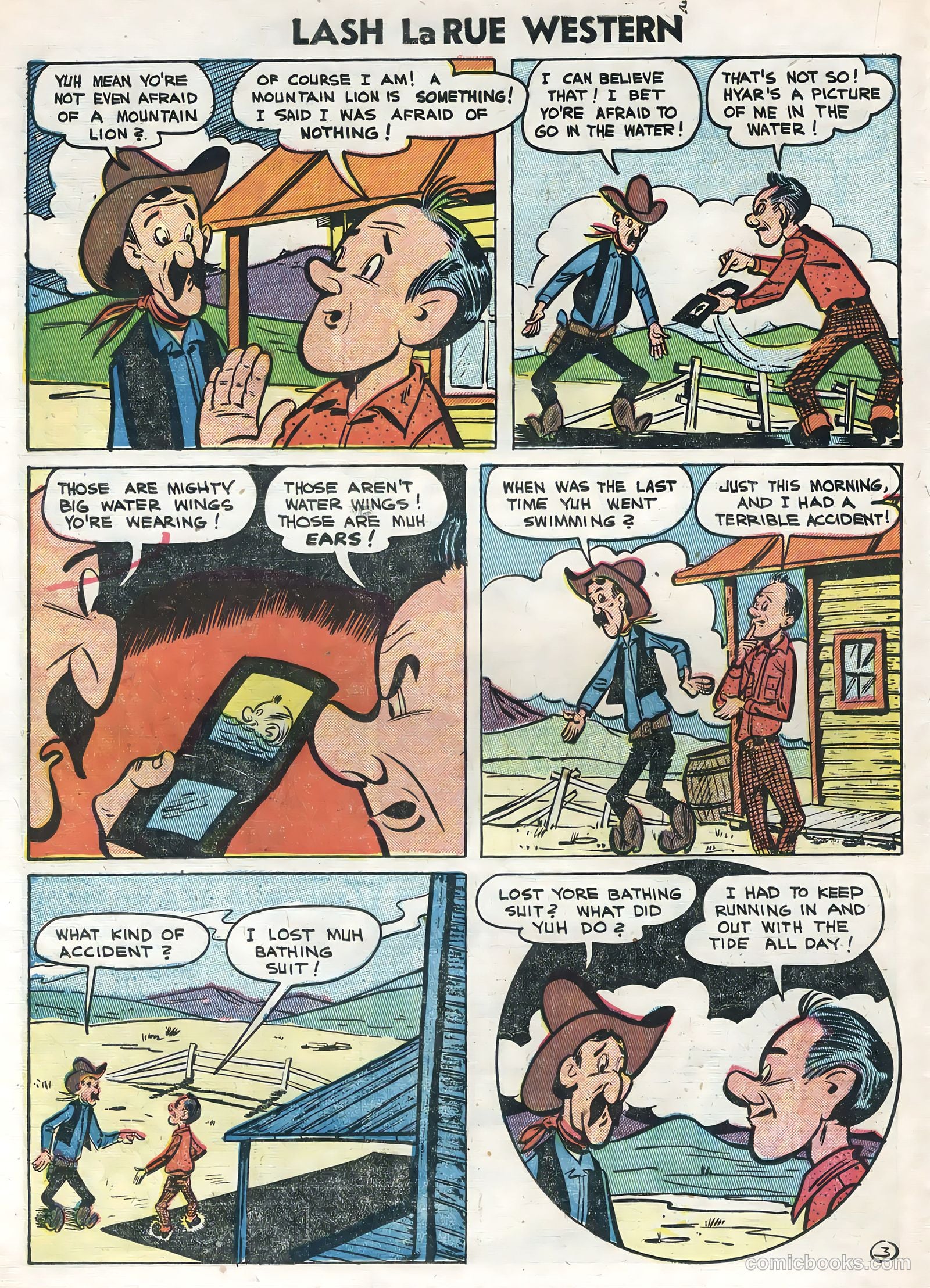 Lash La Rue Western #47 — page 22 of 36