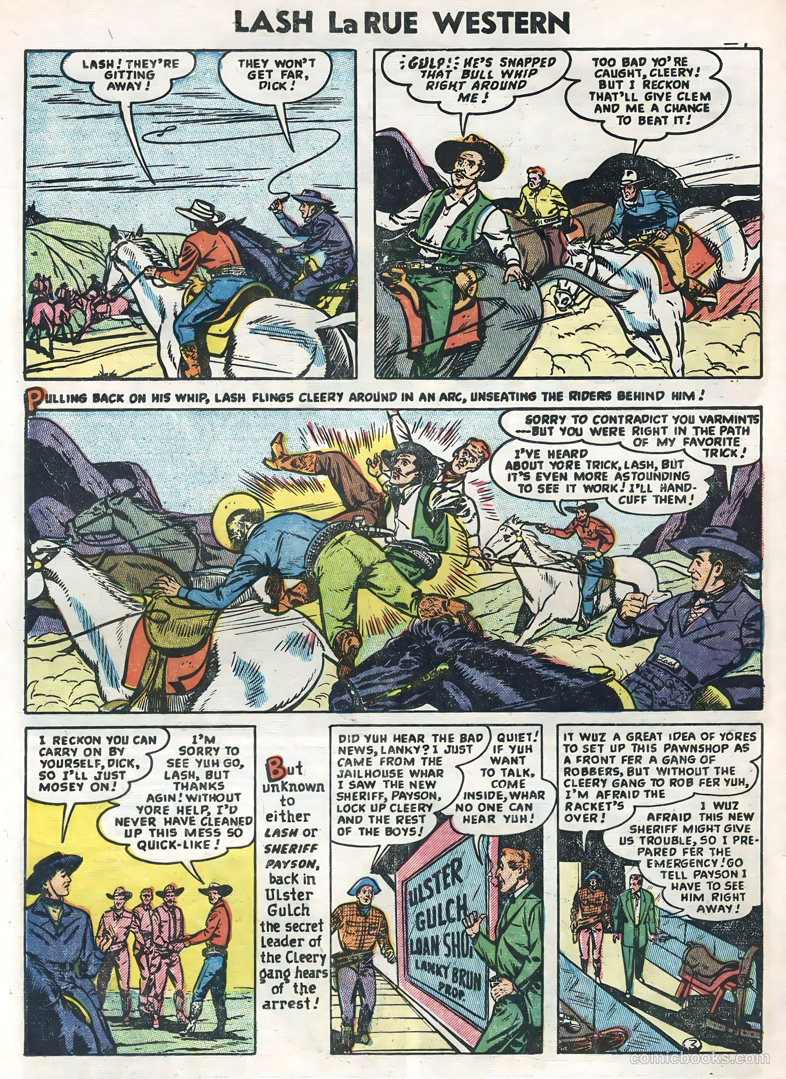 Lash La Rue Western #47 — page 26 of 36