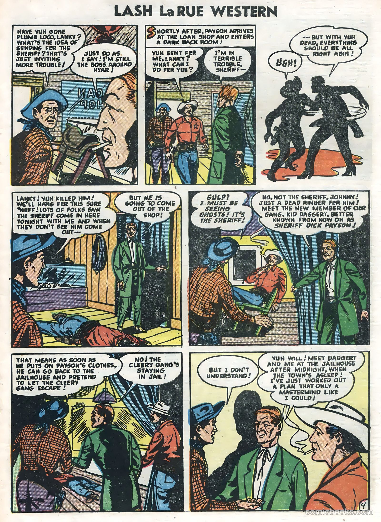 Lash La Rue Western #47 — page 27 of 36