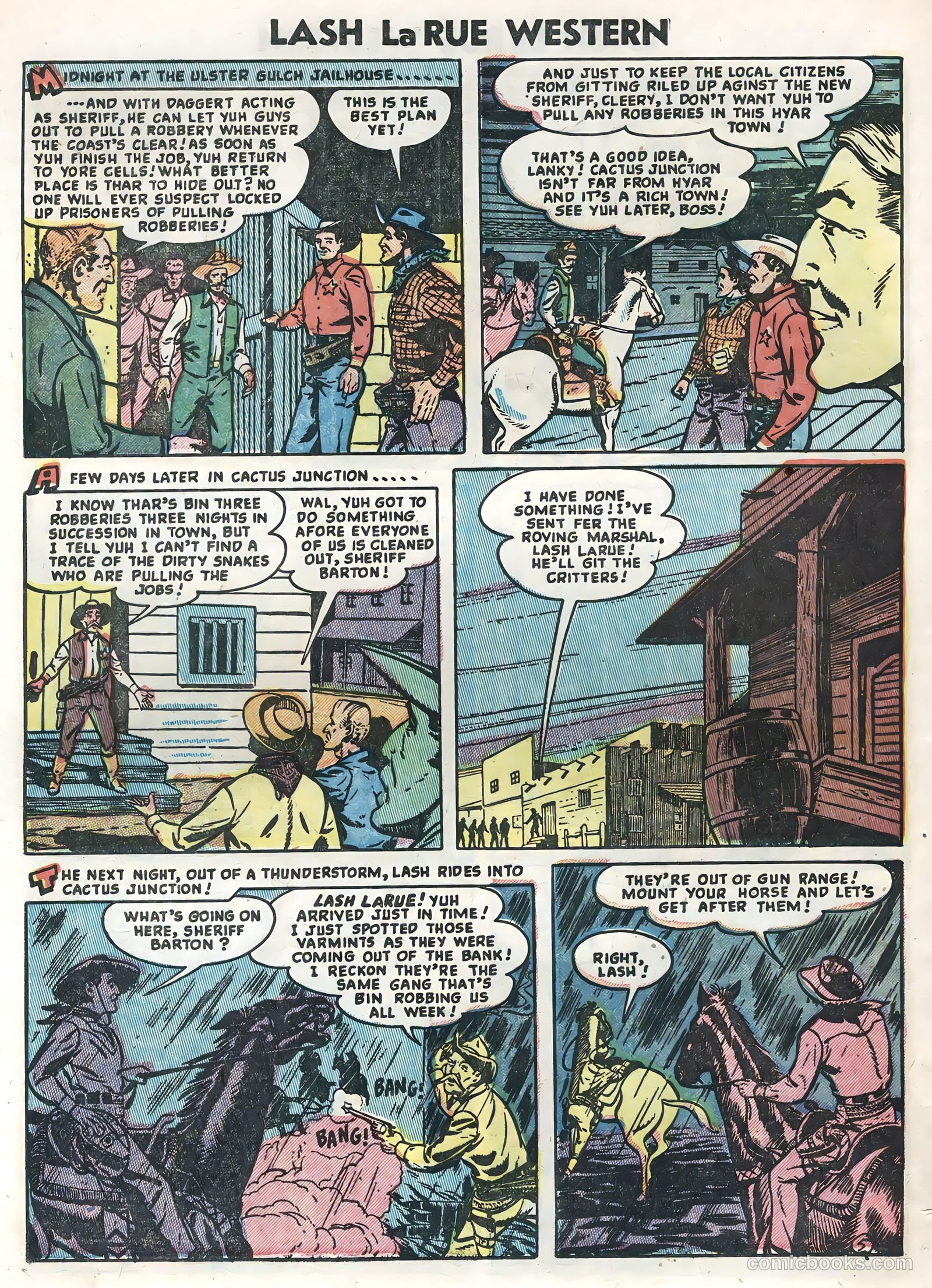 Lash La Rue Western #47 — page 28 of 36