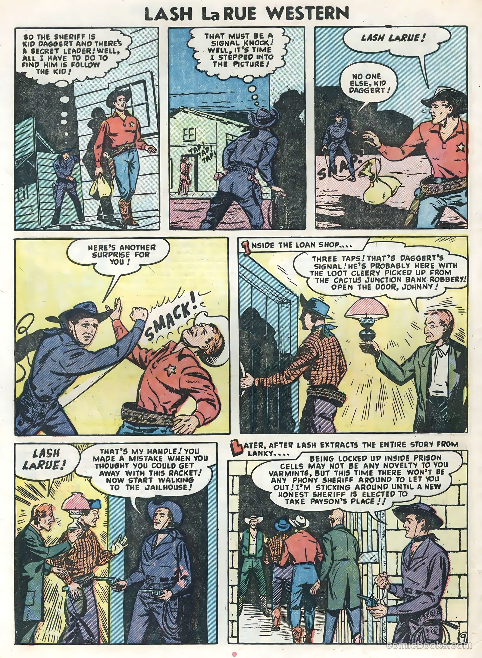 Lash La Rue Western #47 — page 32 of 36