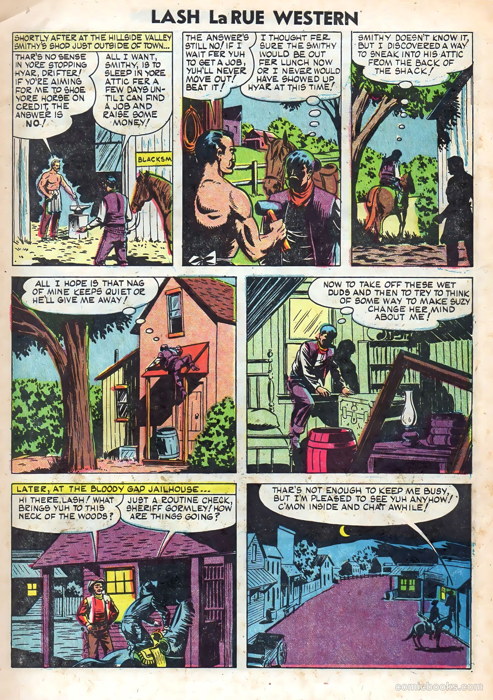 Lash La Rue Western #48 — page 7 of 36
