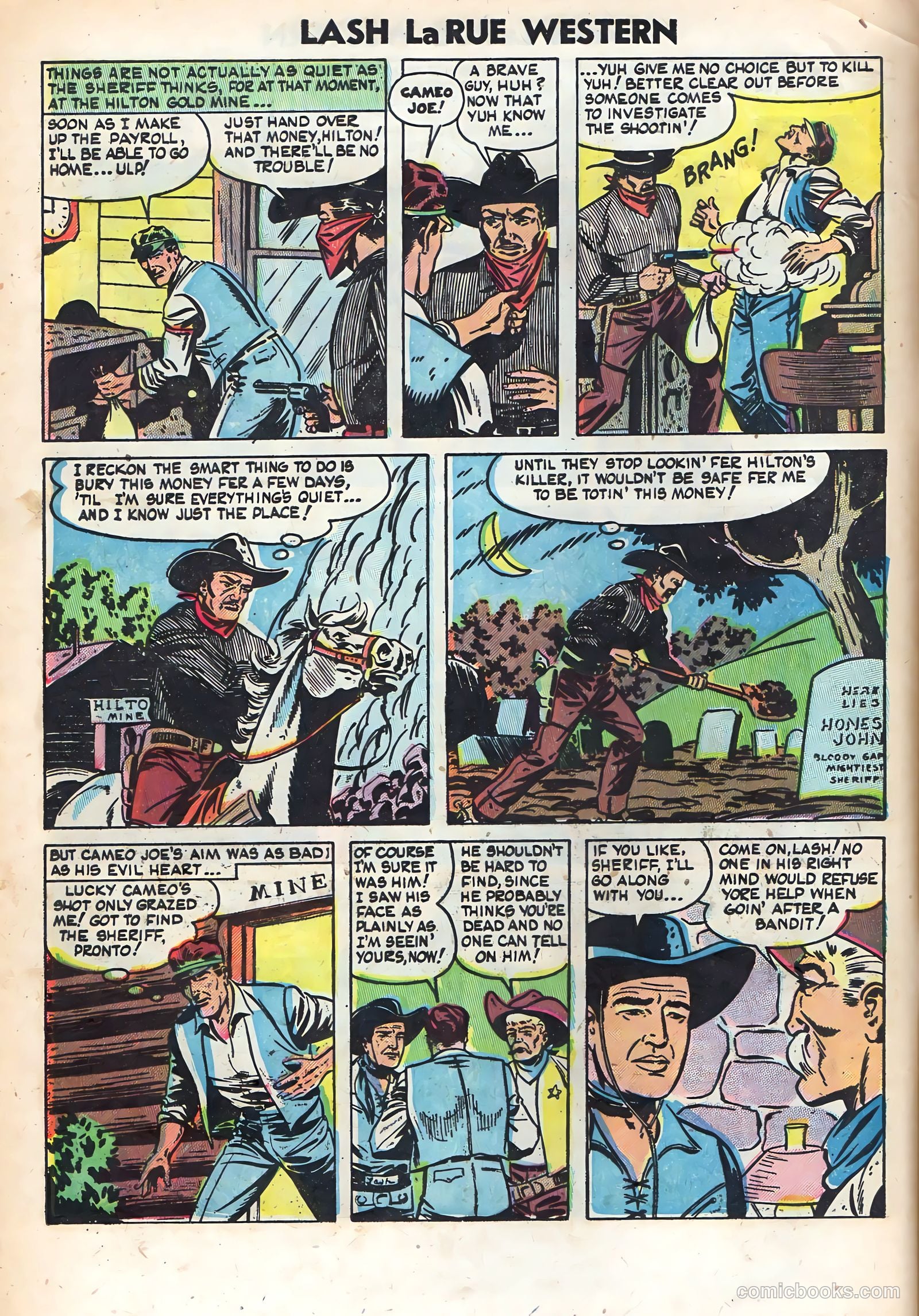 Lash La Rue Western #48 — page 8 of 36