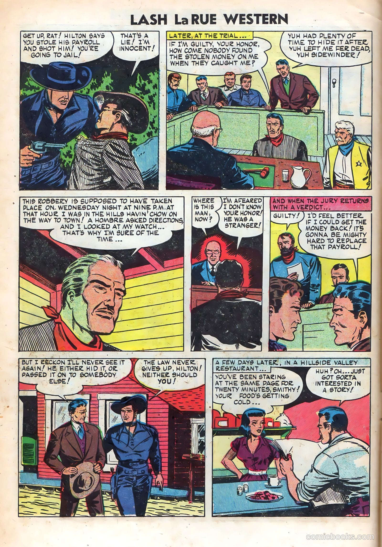 Lash La Rue Western #48 — page 10 of 36