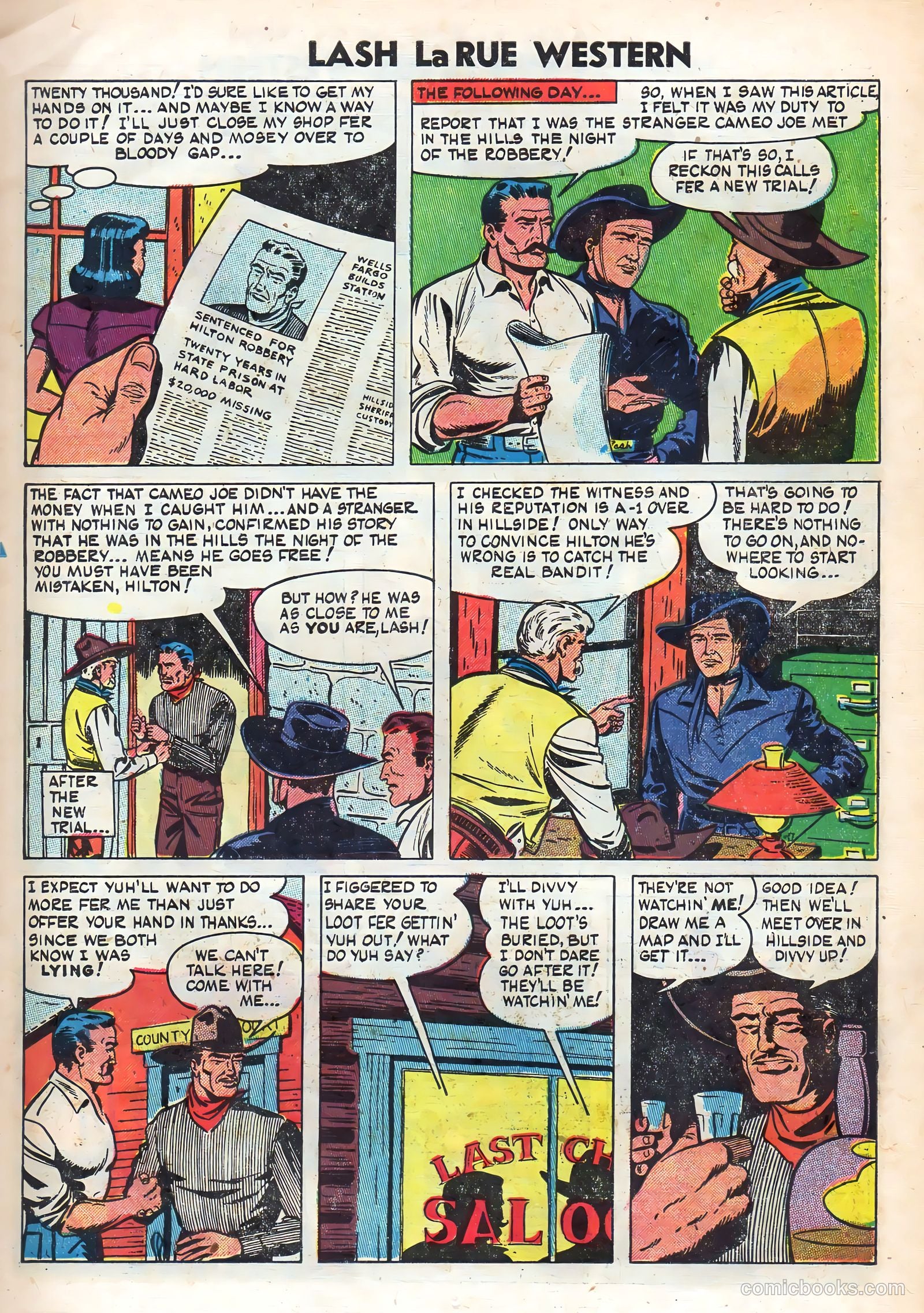 Lash La Rue Western #48 — page 11 of 36