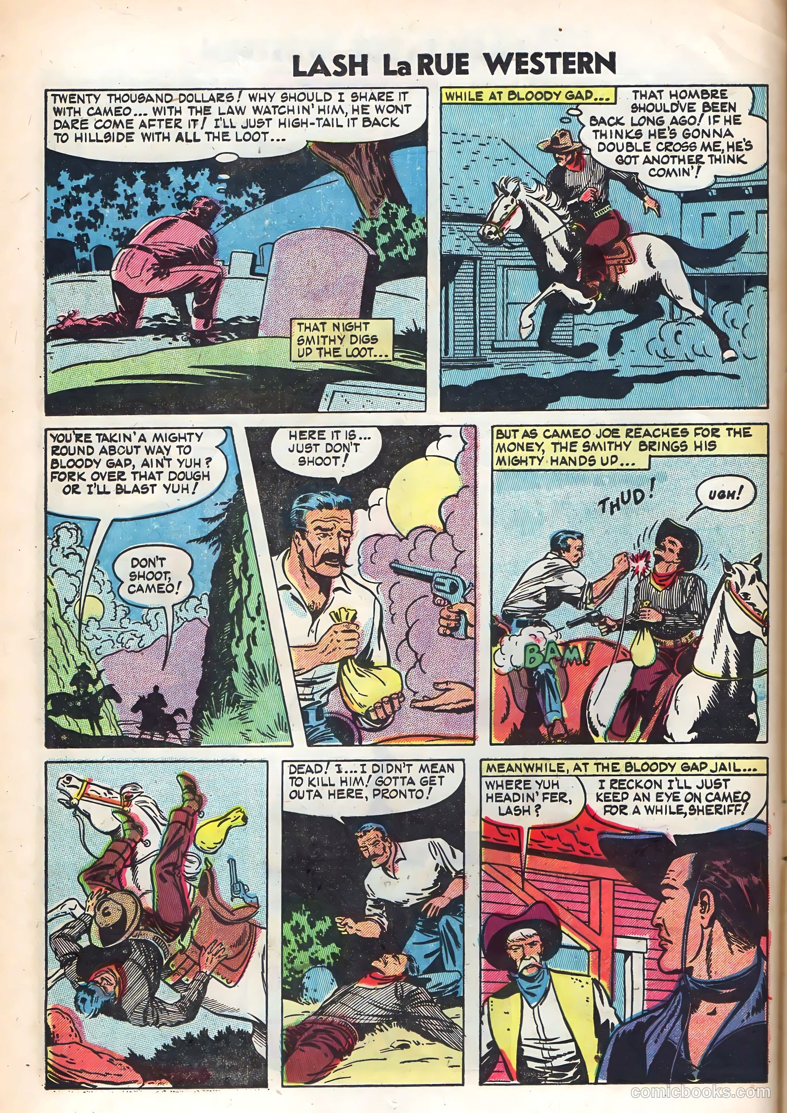 Lash La Rue Western #48 — page 12 of 36
