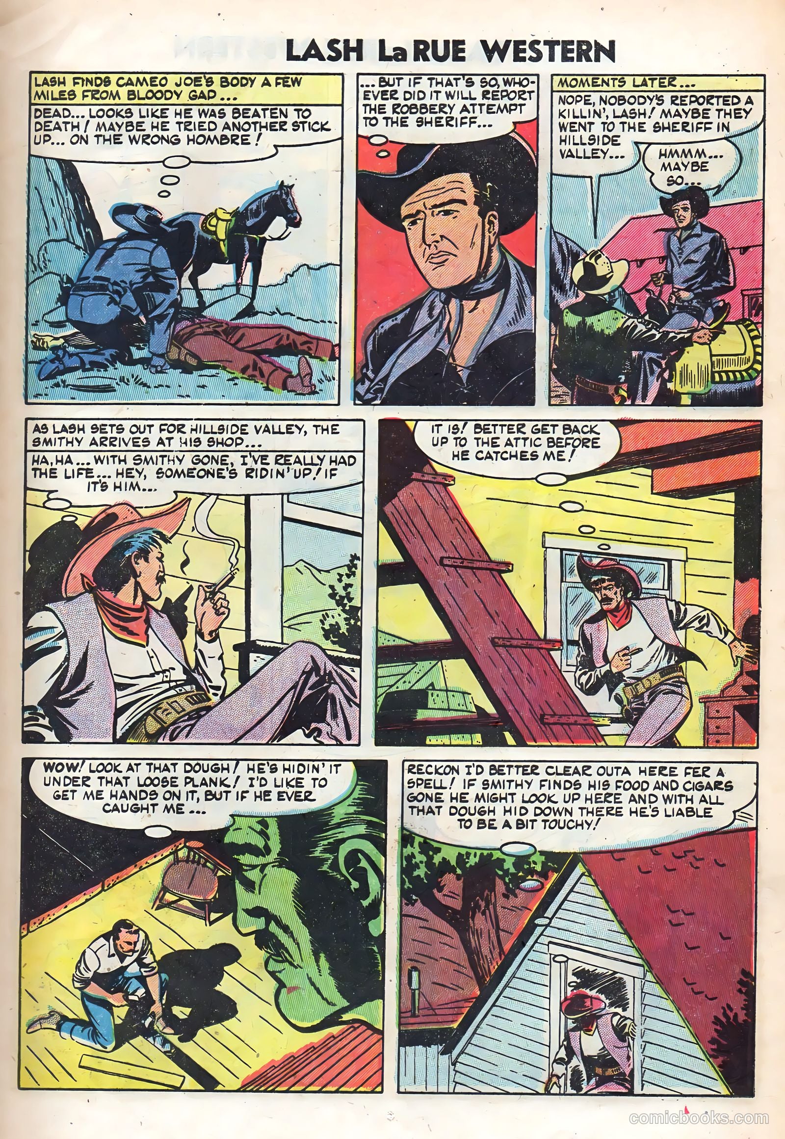 Lash La Rue Western #48 — page 13 of 36