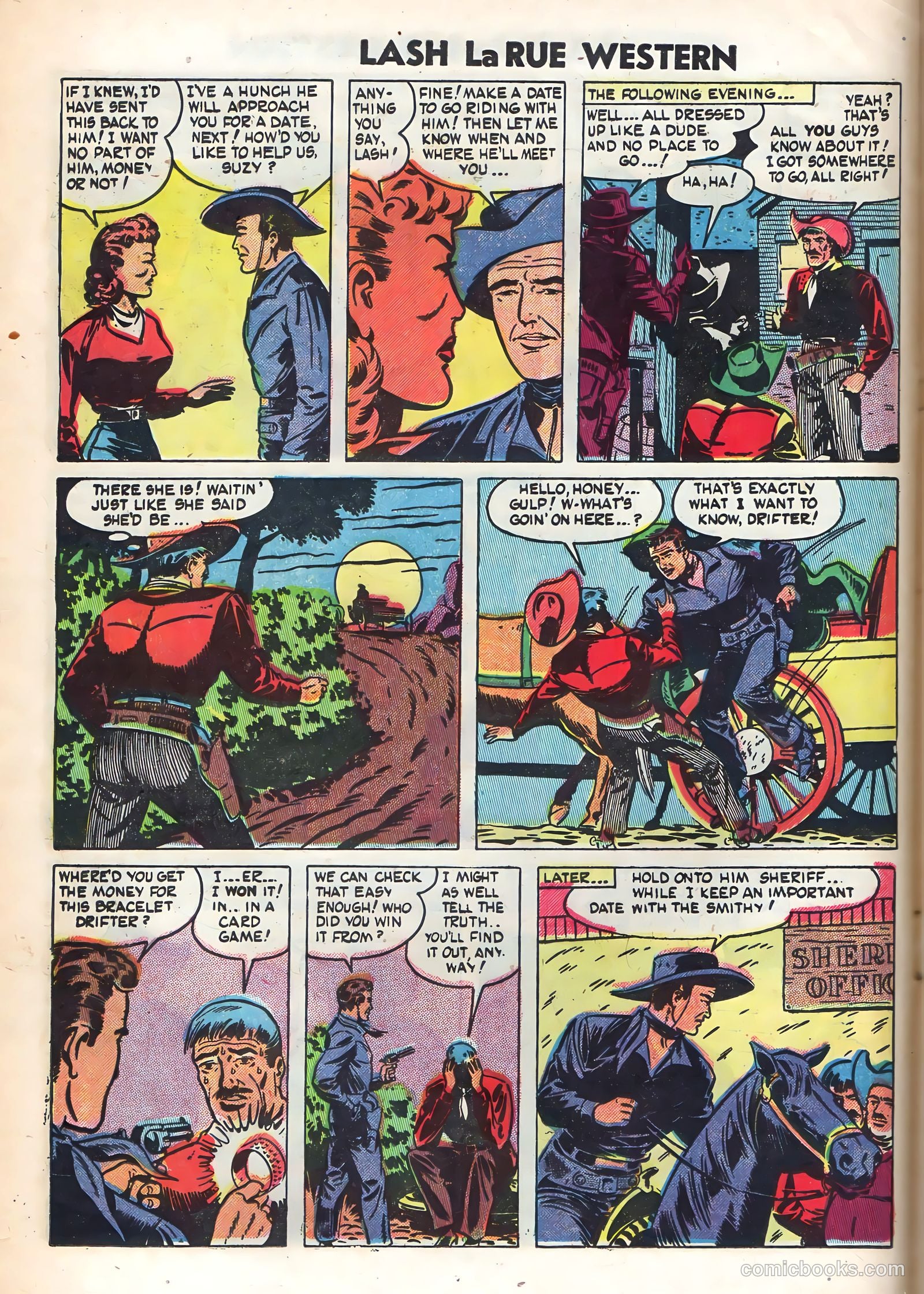 Lash La Rue Western #48 — page 16 of 36