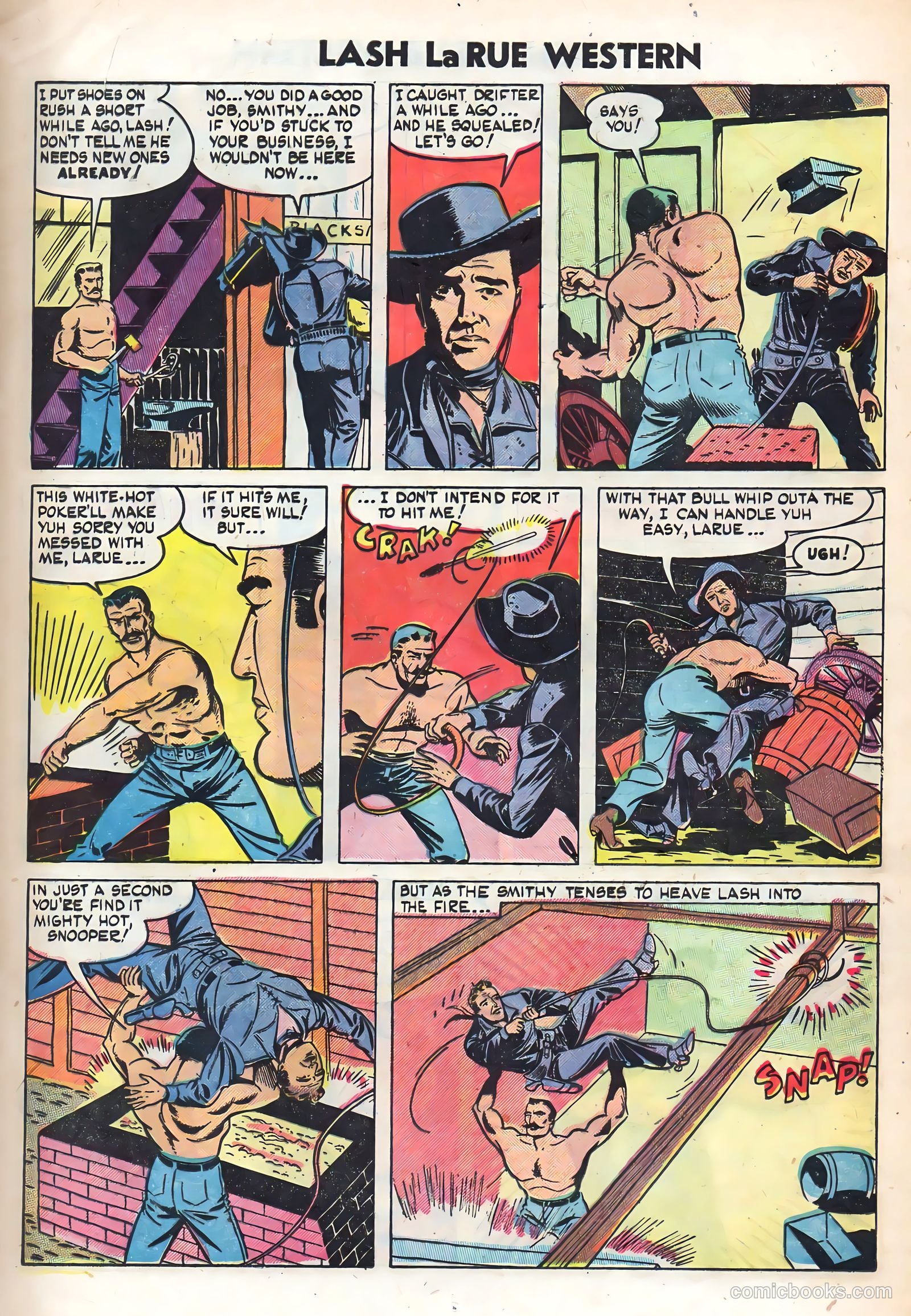 Lash La Rue Western #48 — page 17 of 36