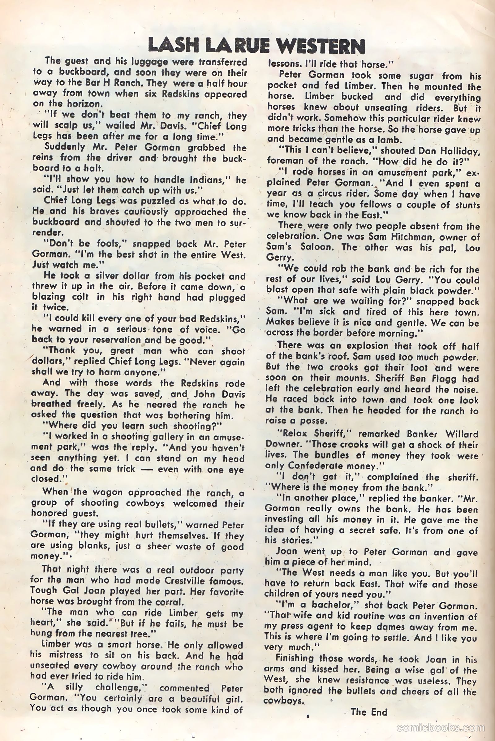 Lash La Rue Western #48 — page 20 of 36
