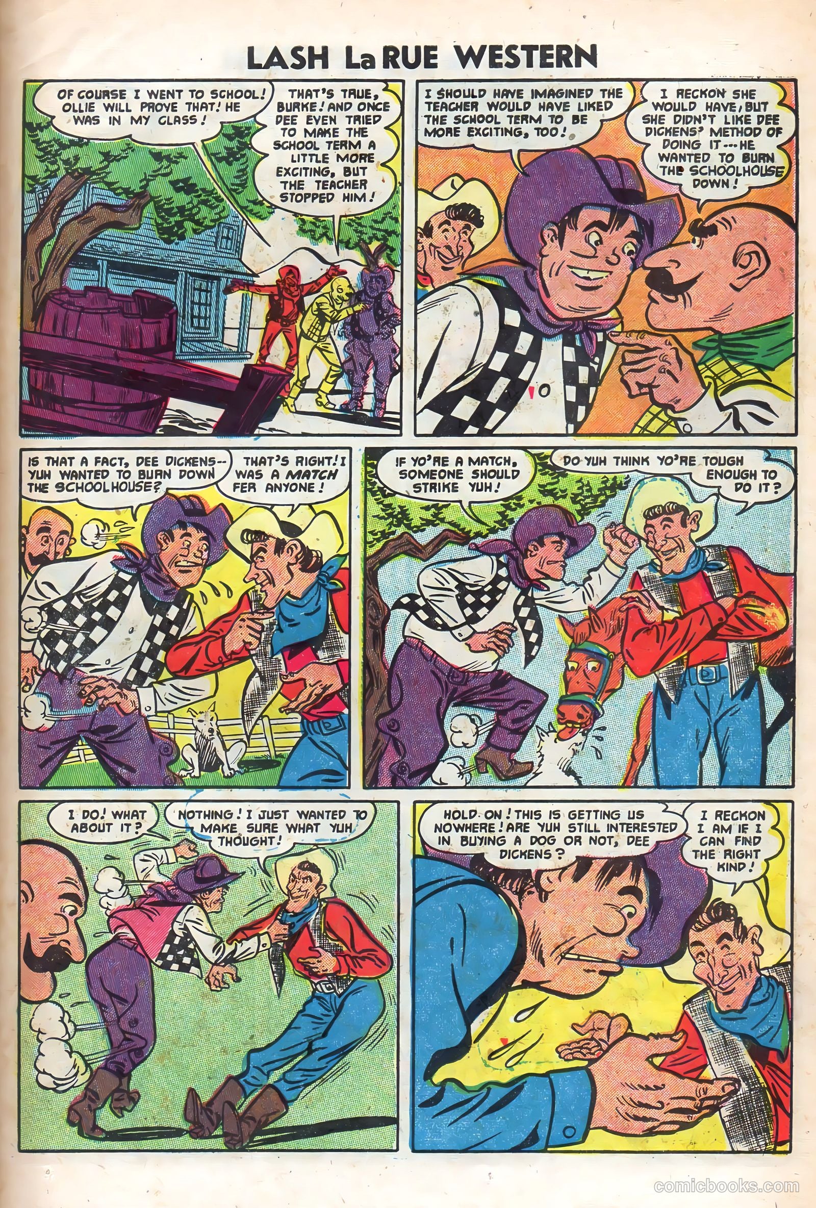 Lash La Rue Western #48 — page 23 of 36