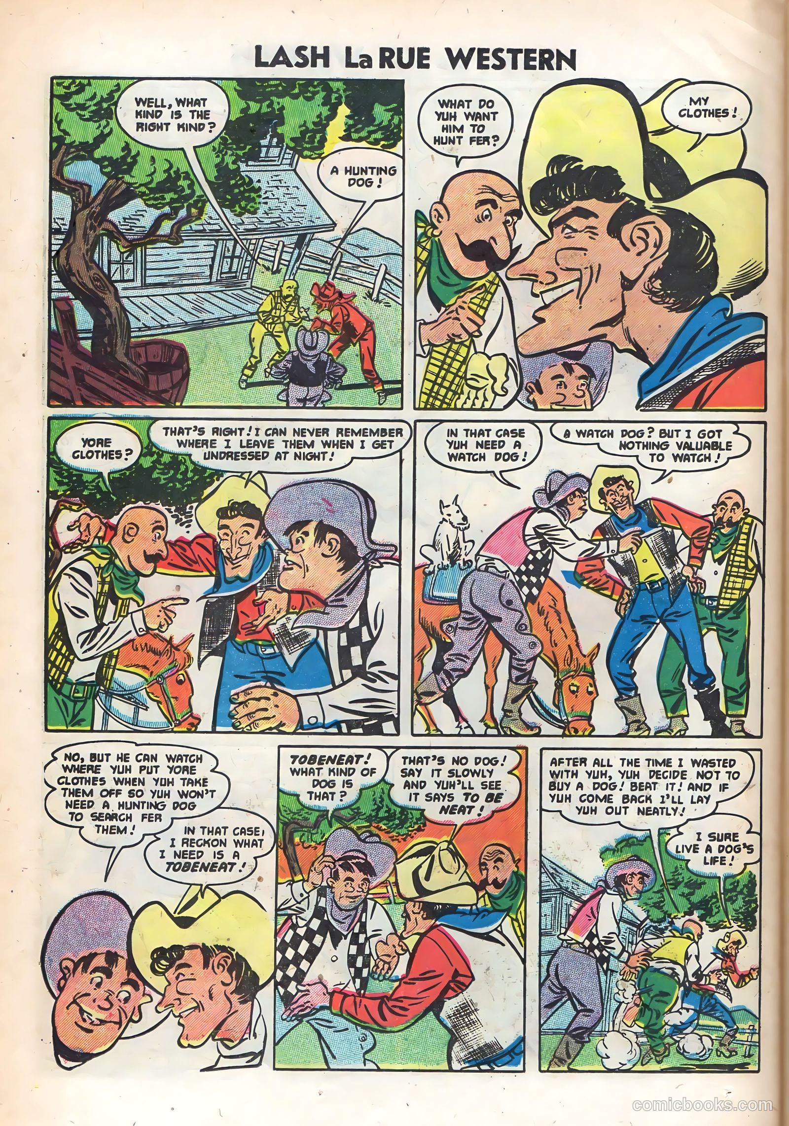 Lash La Rue Western #48 — page 24 of 36