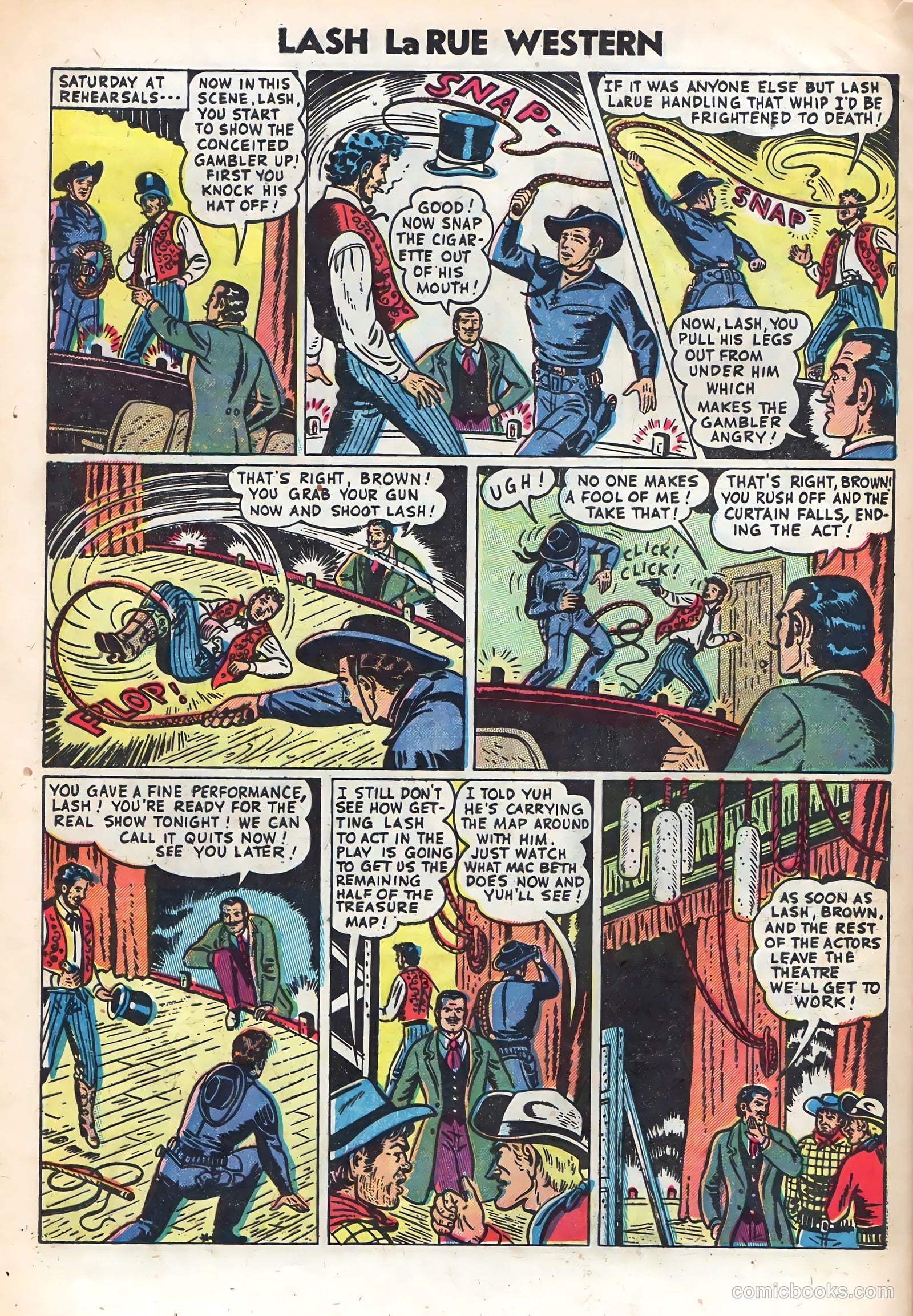 Lash La Rue Western #48 — page 28 of 36
