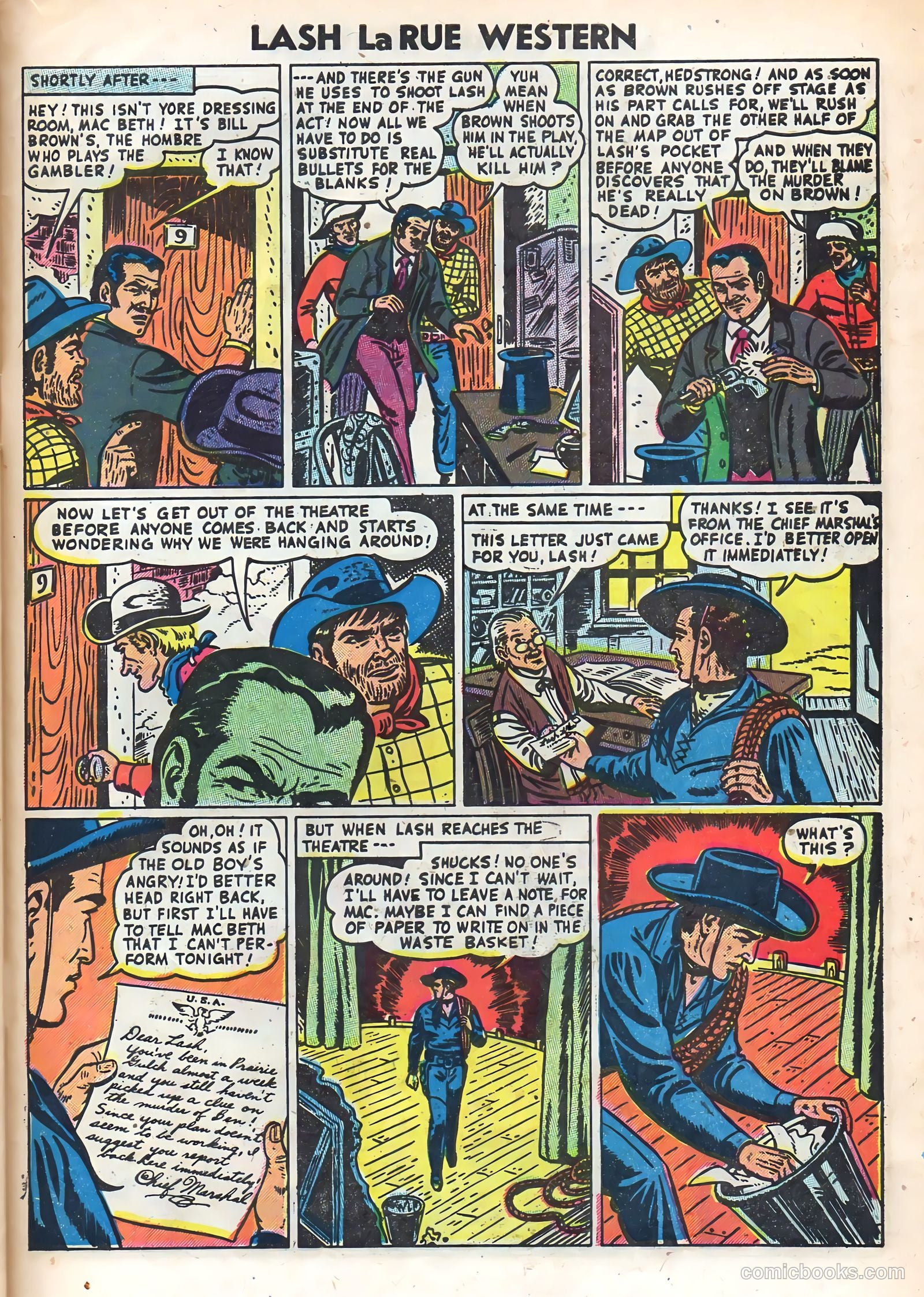 Lash La Rue Western #48 — page 29 of 36
