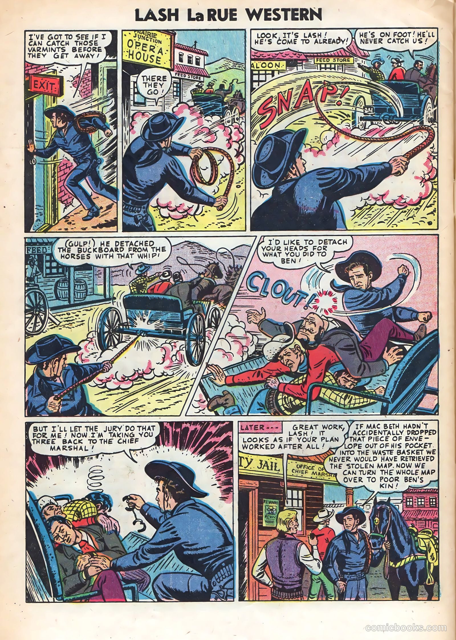 Lash La Rue Western #48 — page 32 of 36