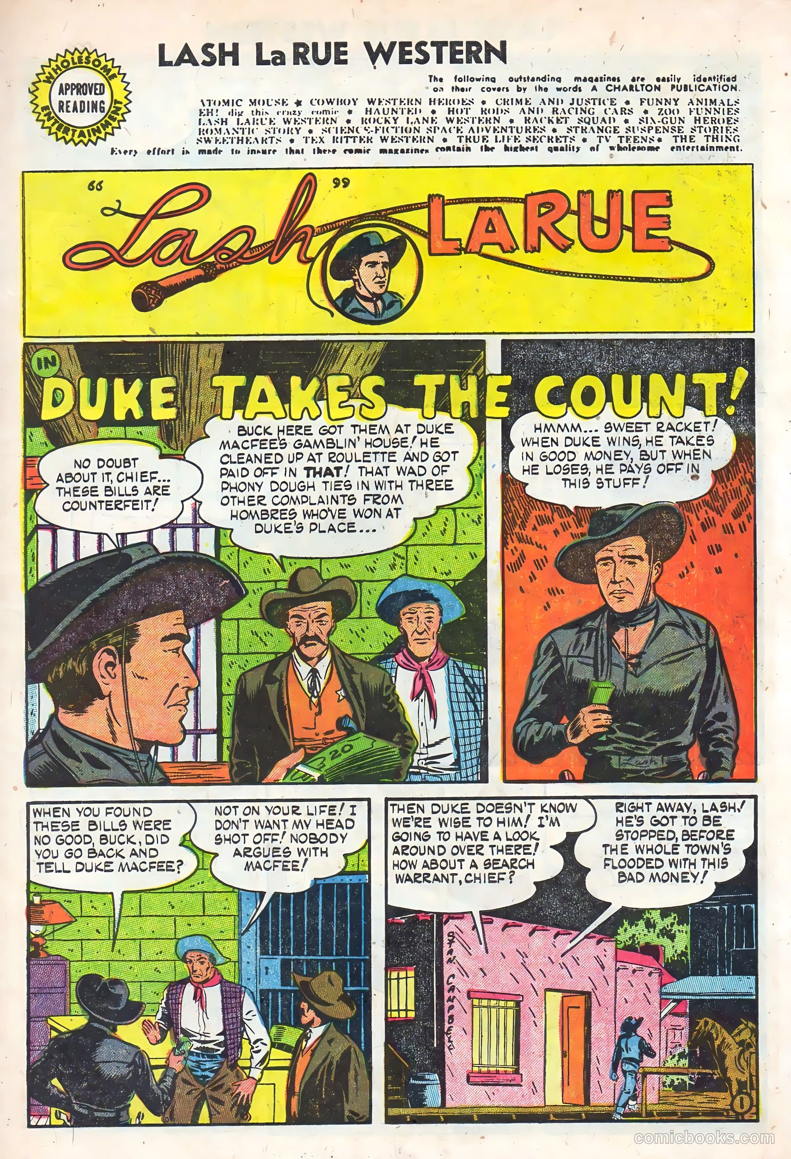 Lash La Rue Western #49 — page 3 of 36