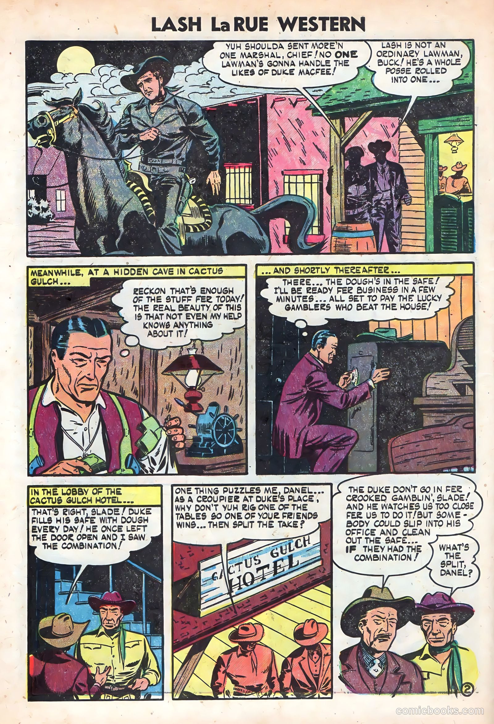 Lash La Rue Western #49 — page 4 of 36