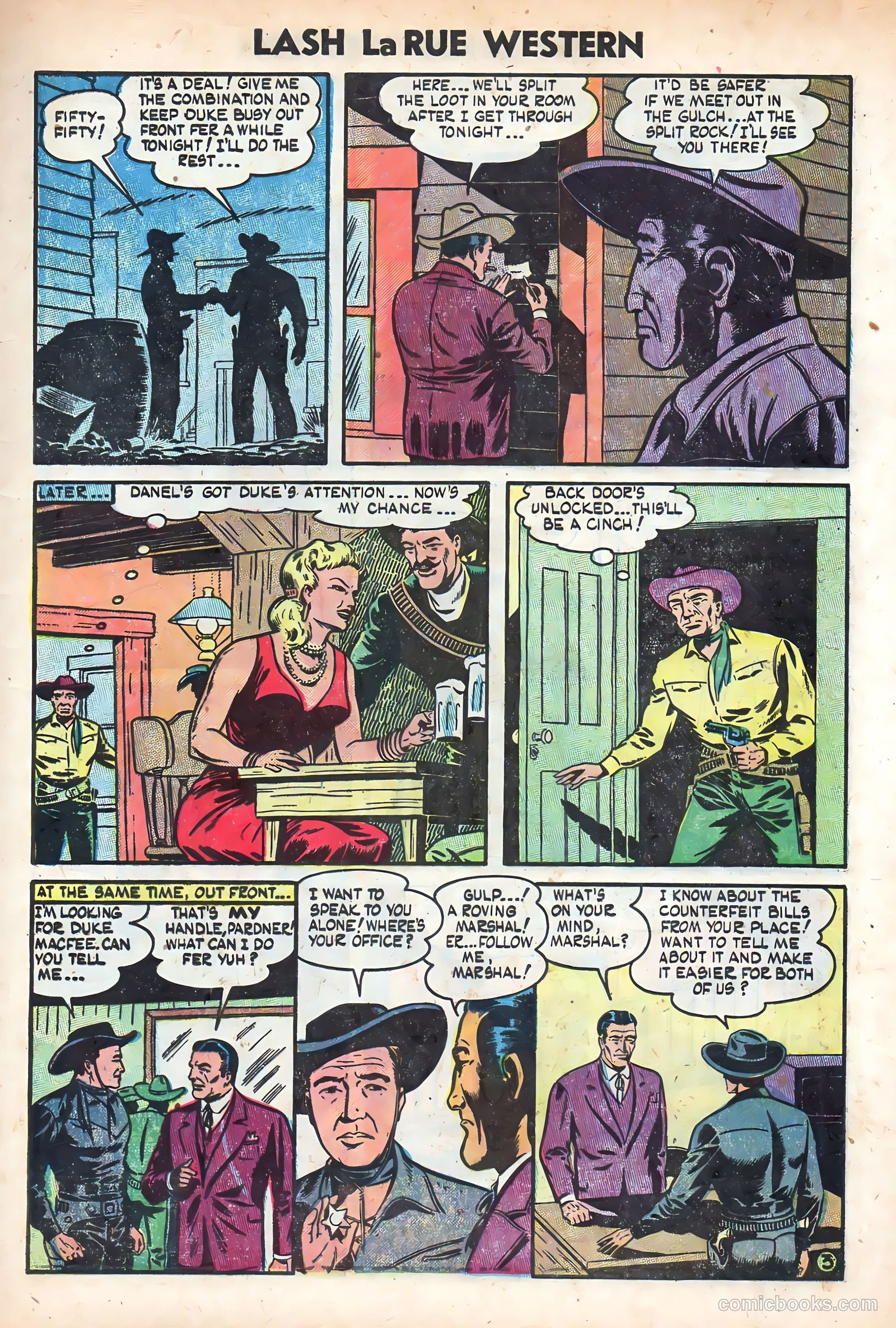 Lash La Rue Western #49 — page 5 of 36