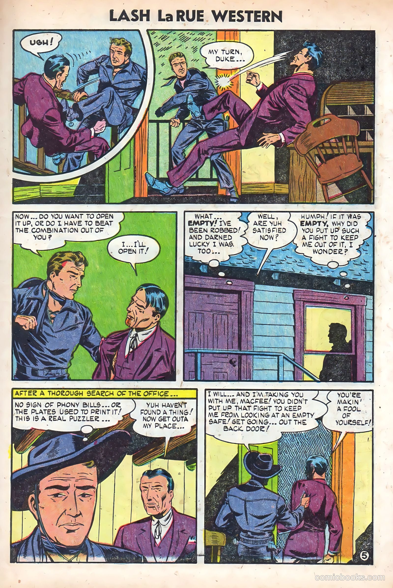 Lash La Rue Western #49 — page 7 of 36