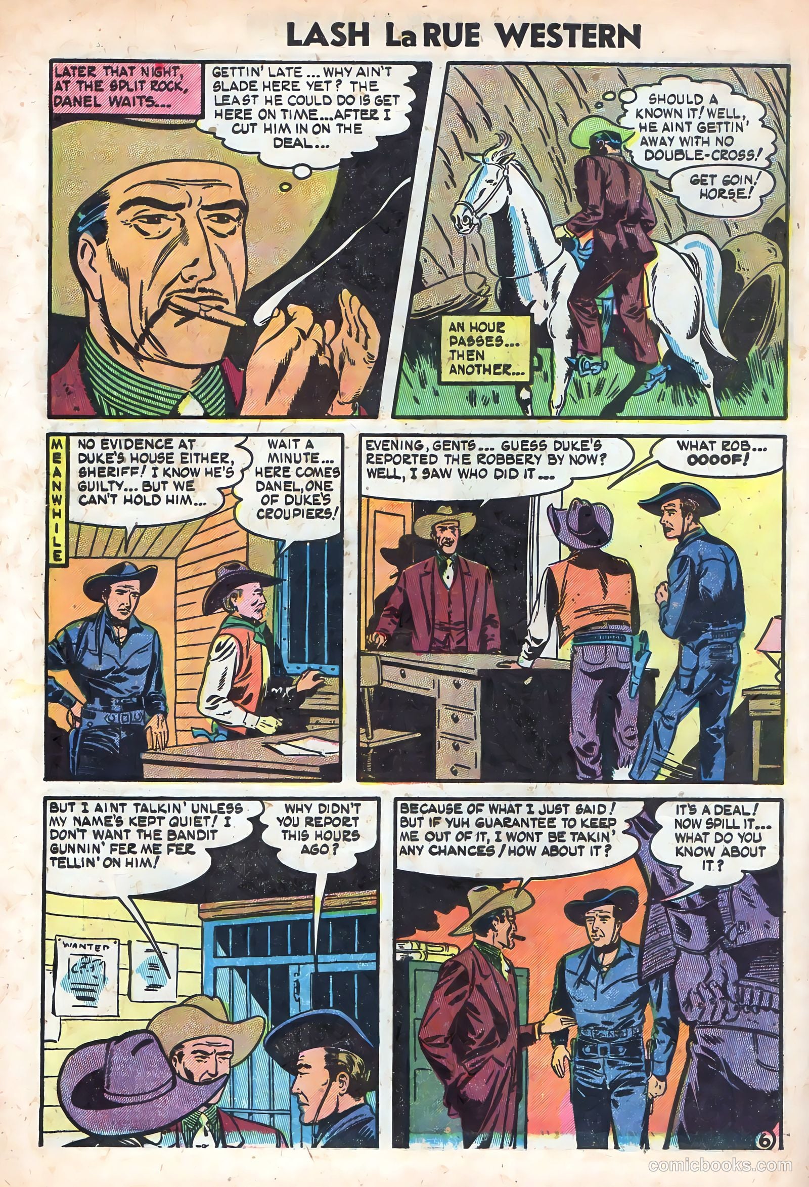Lash La Rue Western #49 — page 8 of 36