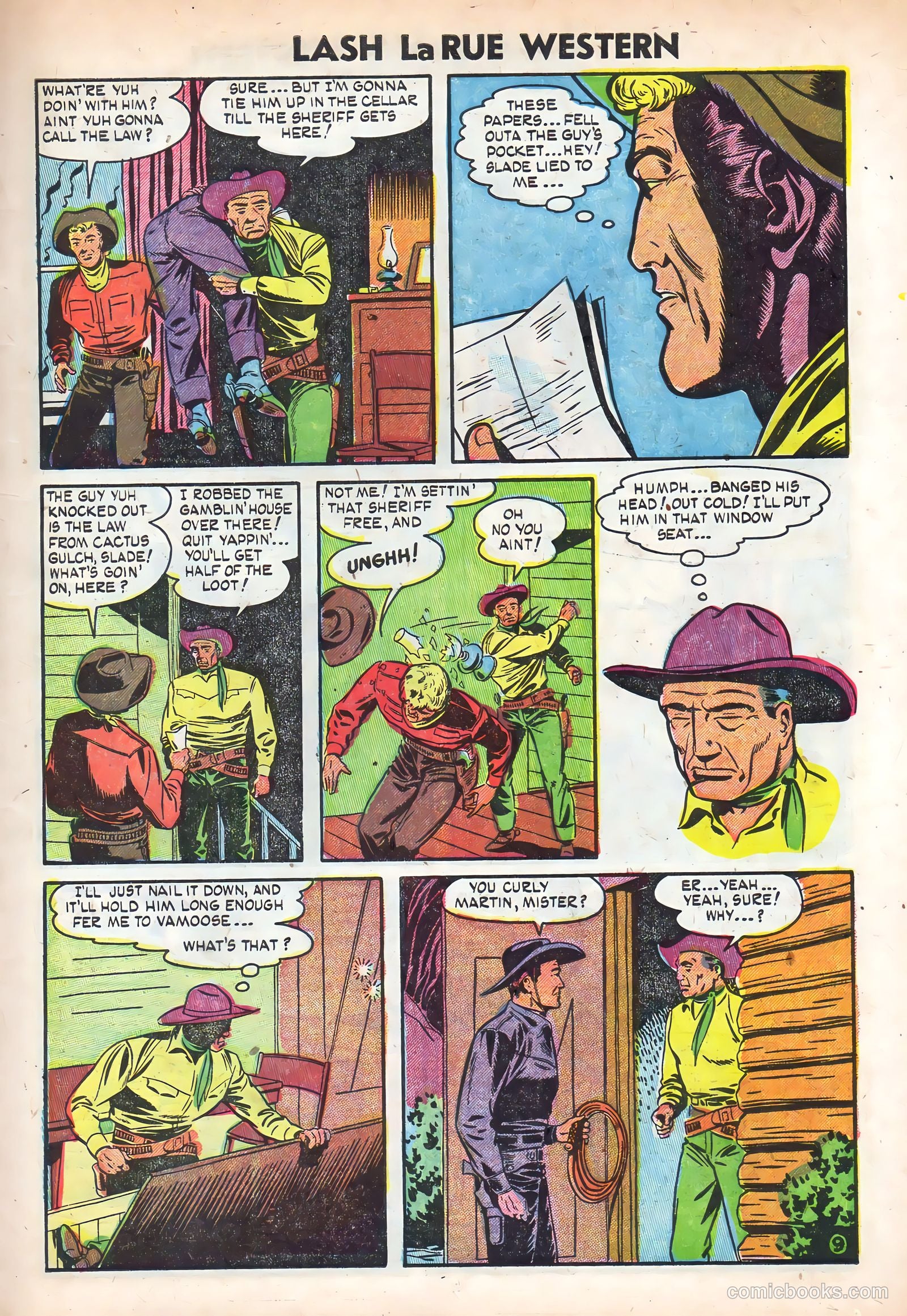 Lash La Rue Western #49 — page 11 of 36