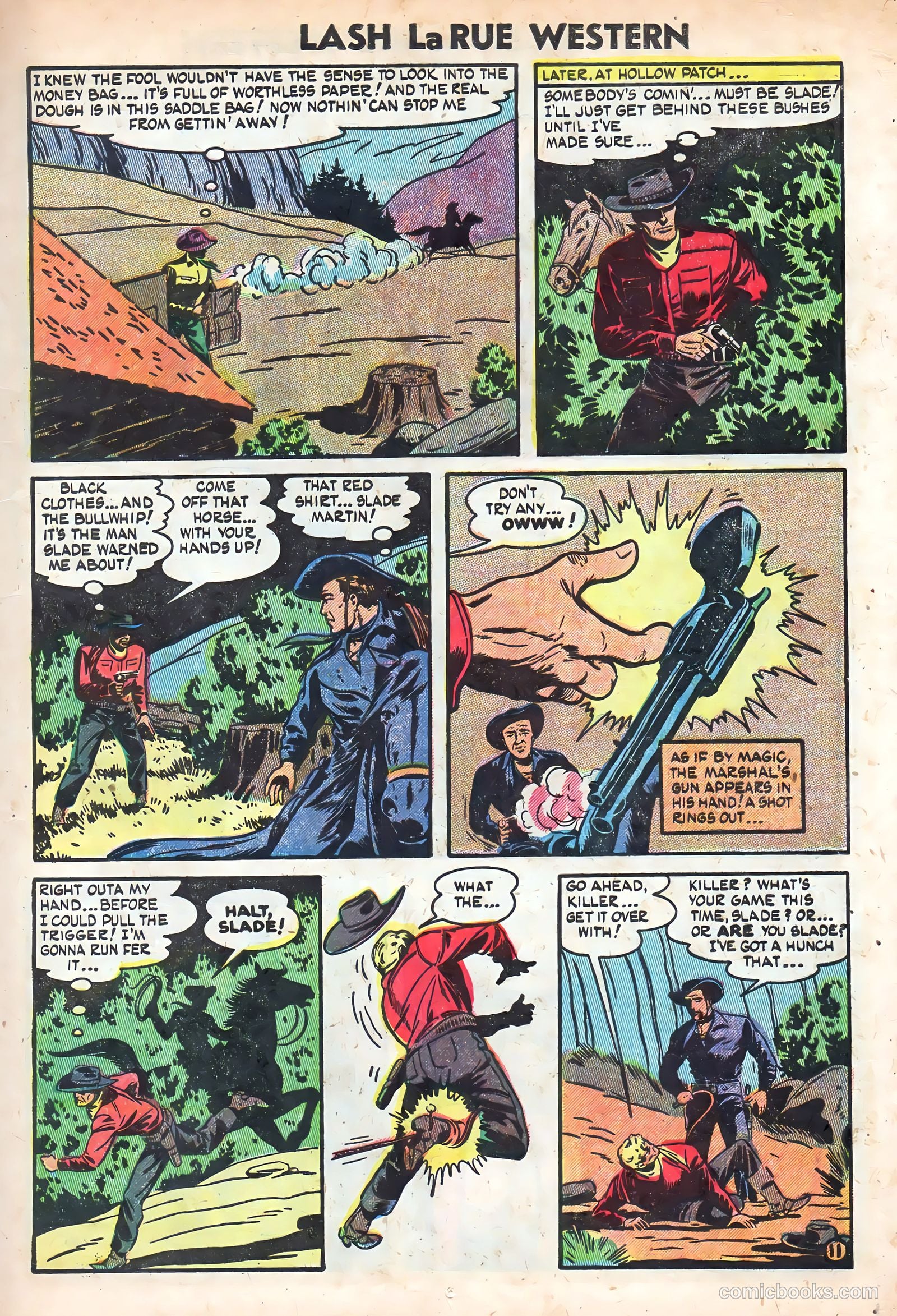 Lash La Rue Western #49 — page 13 of 36