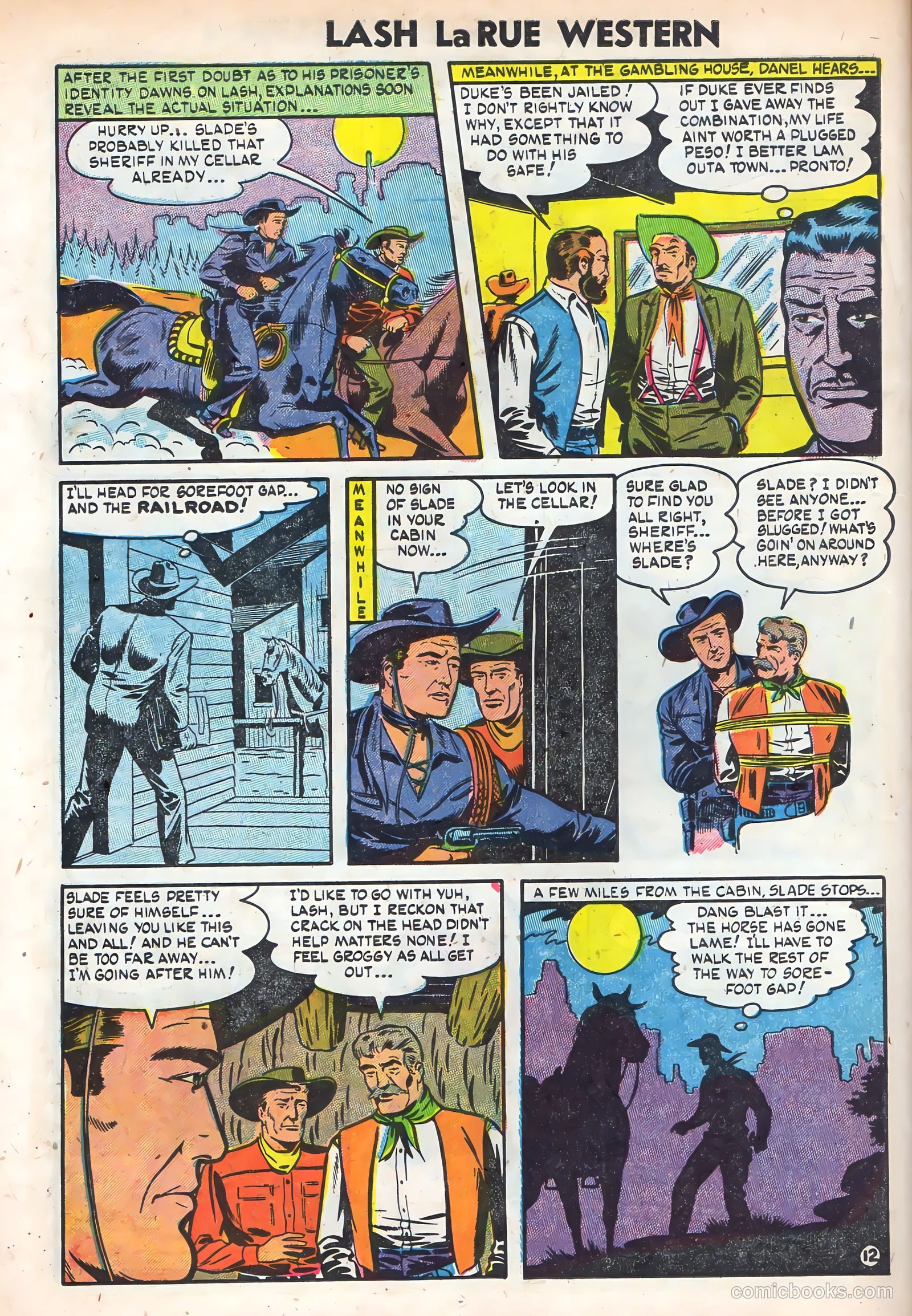 Lash La Rue Western #49 — page 14 of 36