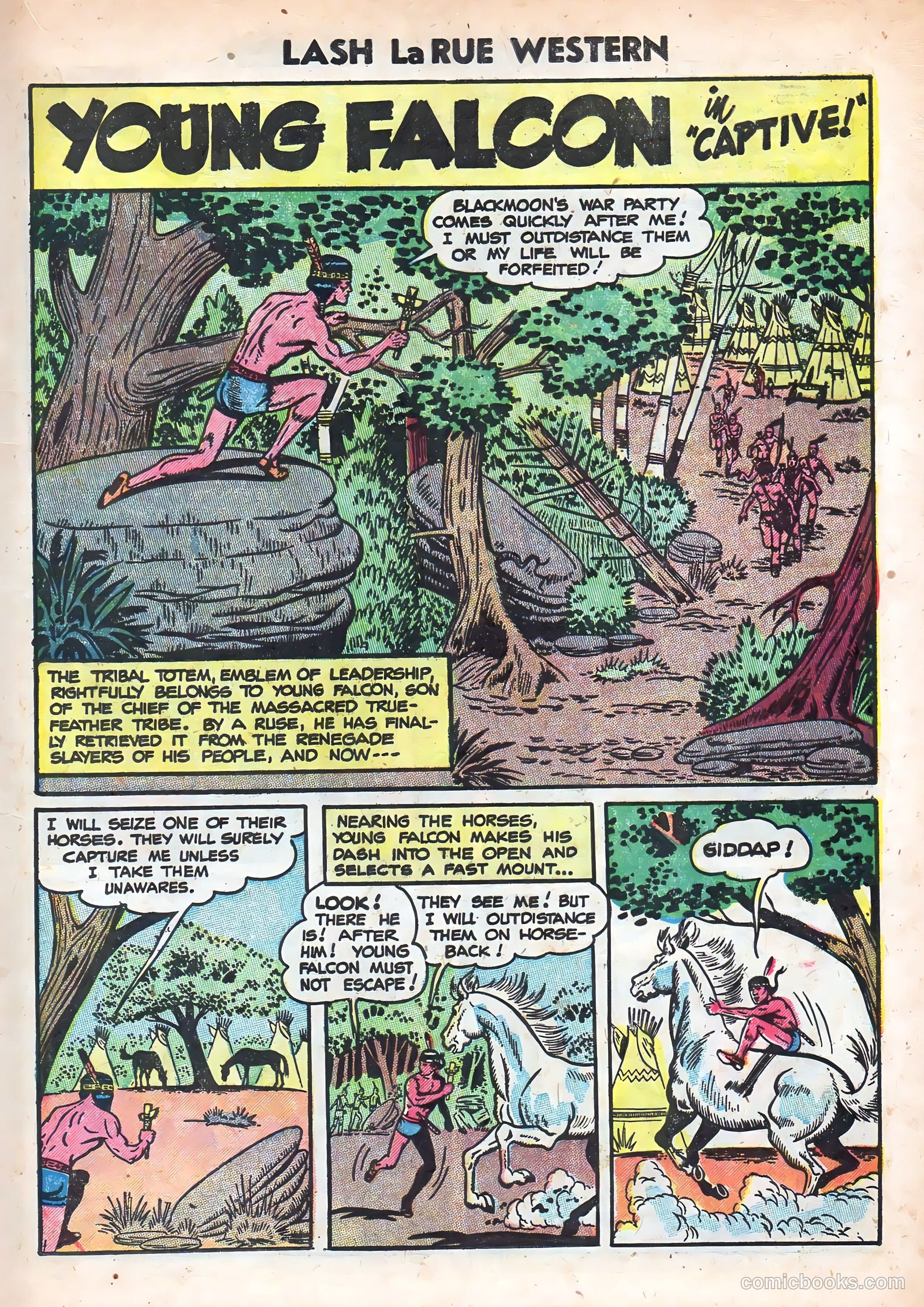 Lash La Rue Western #49 — page 17 of 36