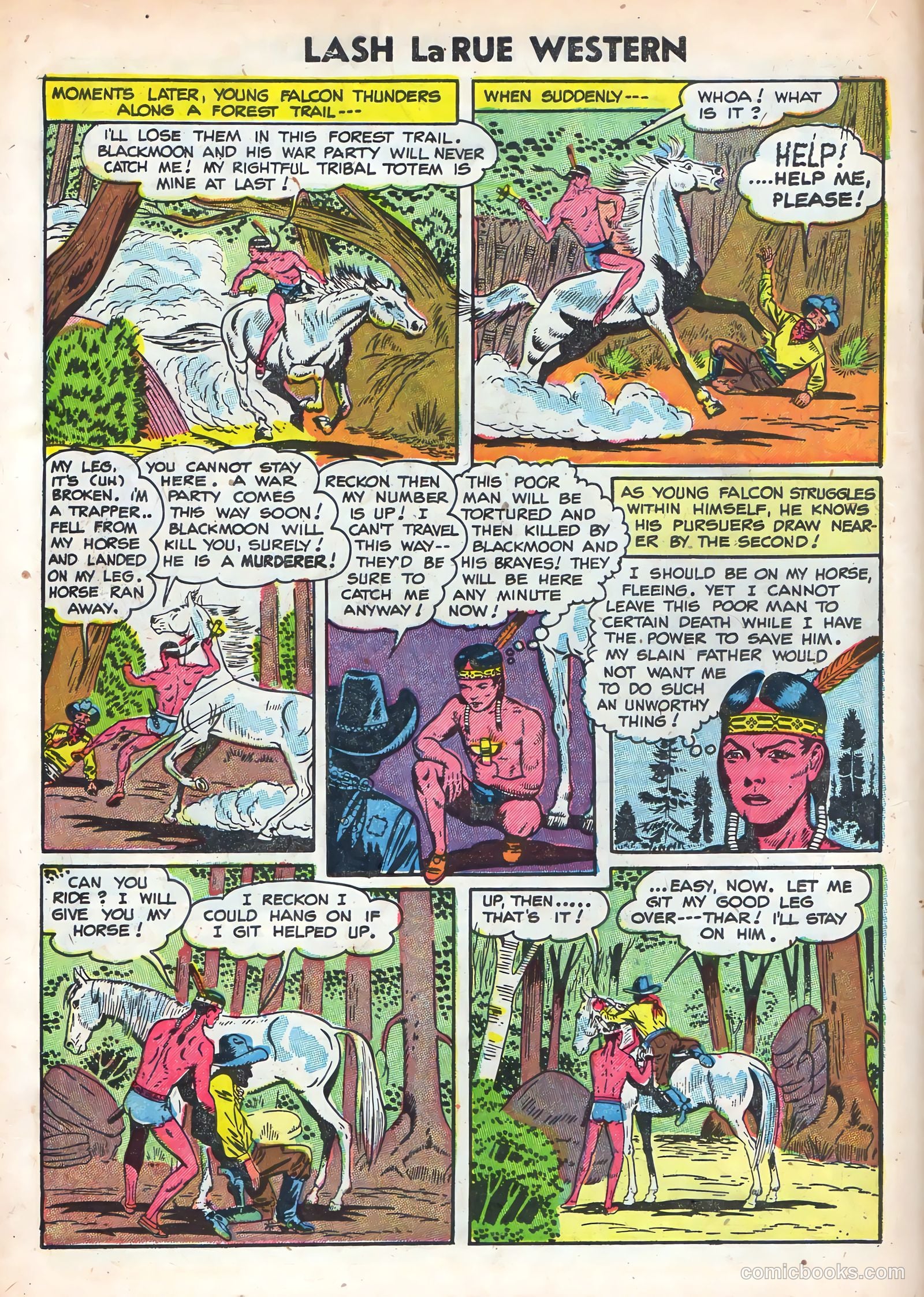 Lash La Rue Western #49 — page 18 of 36