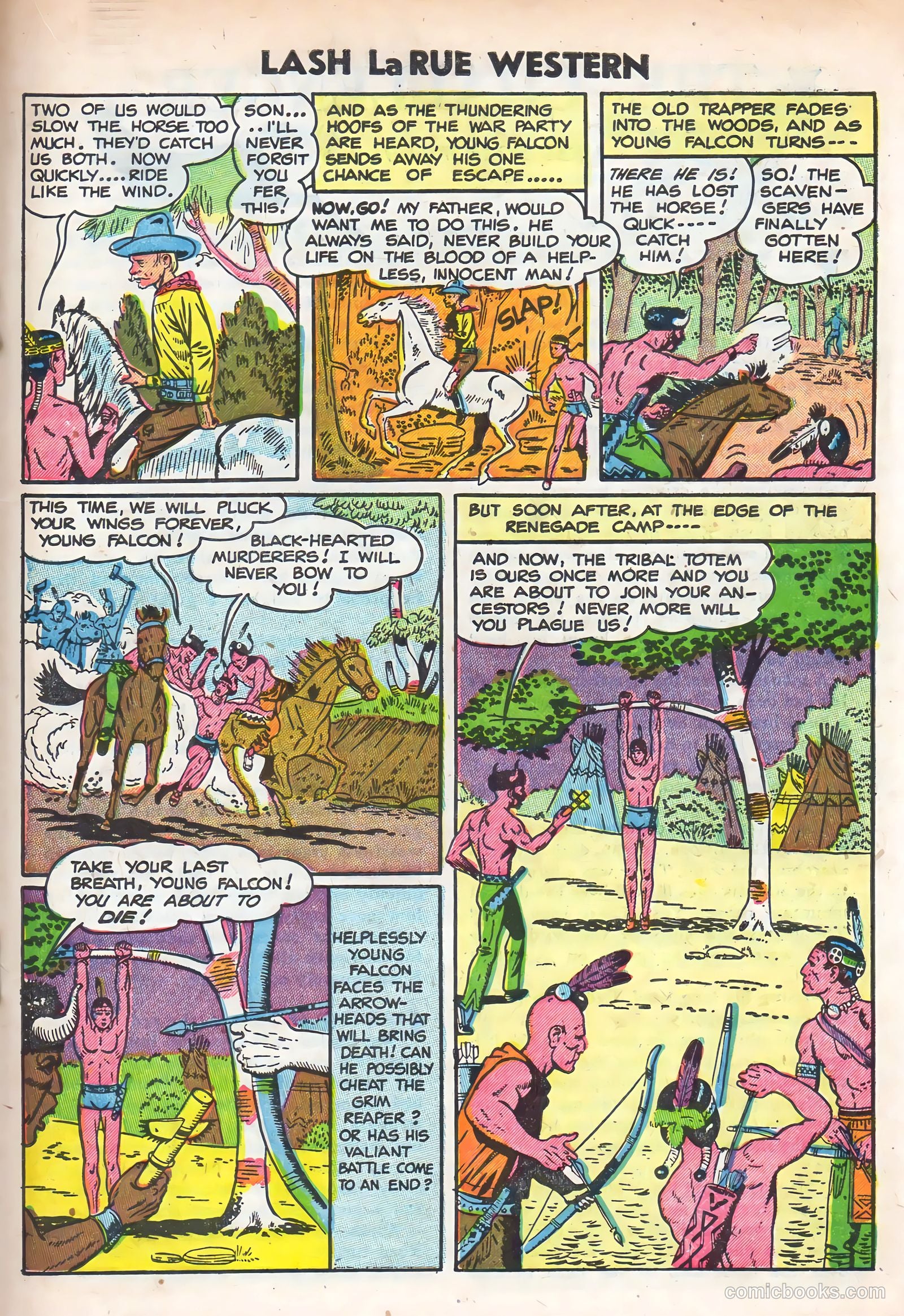 Lash La Rue Western #49 — page 19 of 36