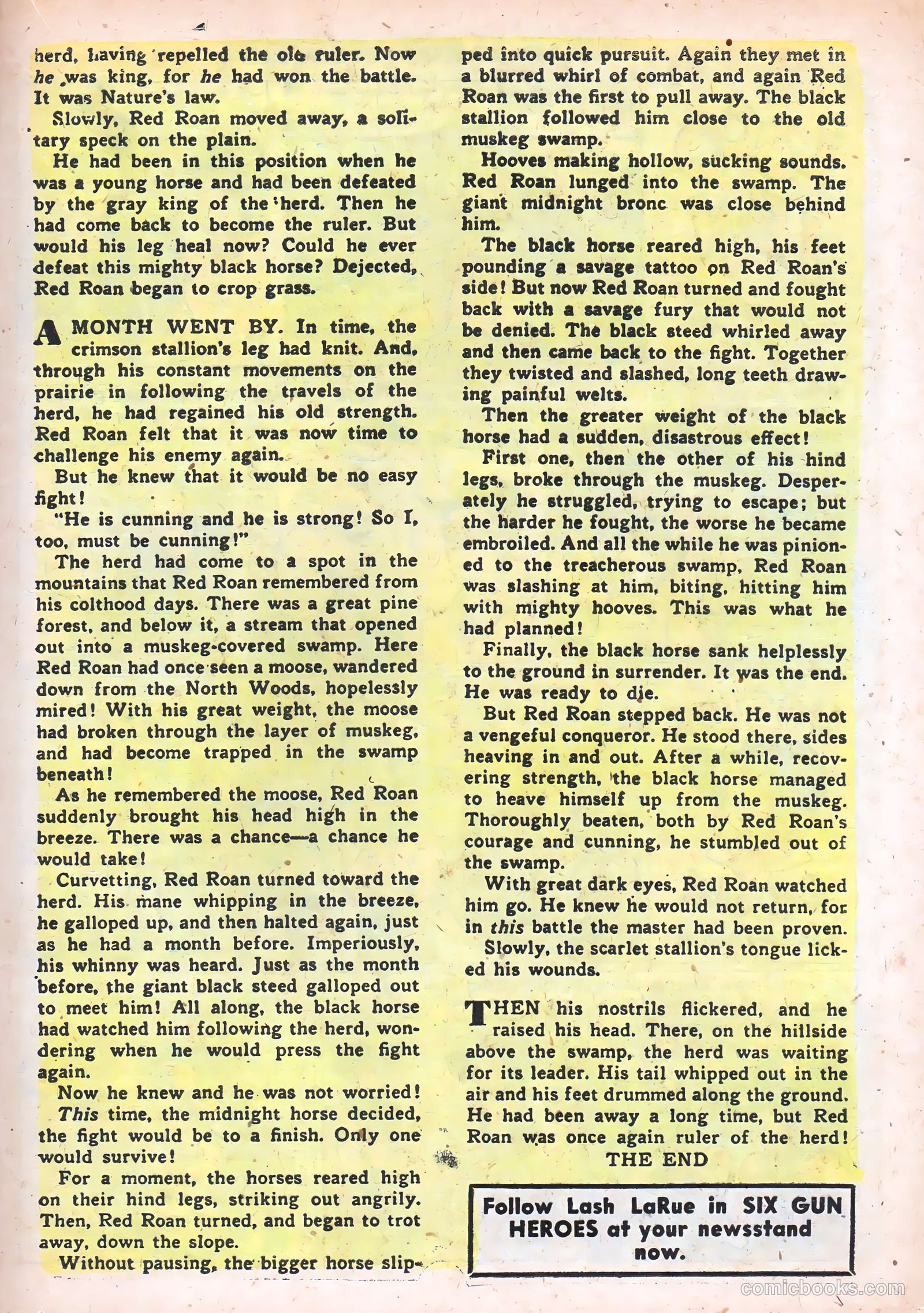 Lash La Rue Western #49 — page 21 of 36