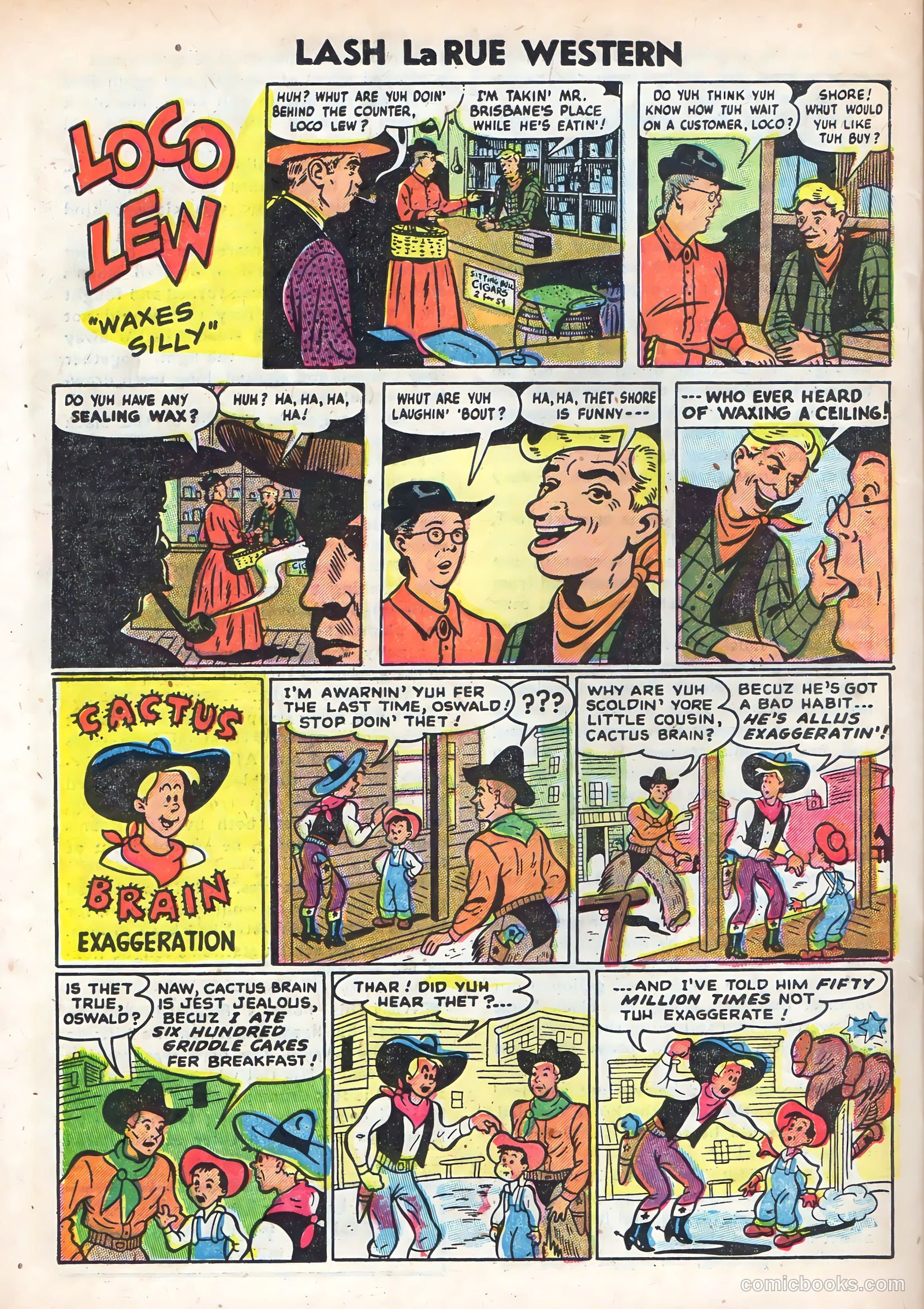 Lash La Rue Western #49 — page 22 of 36