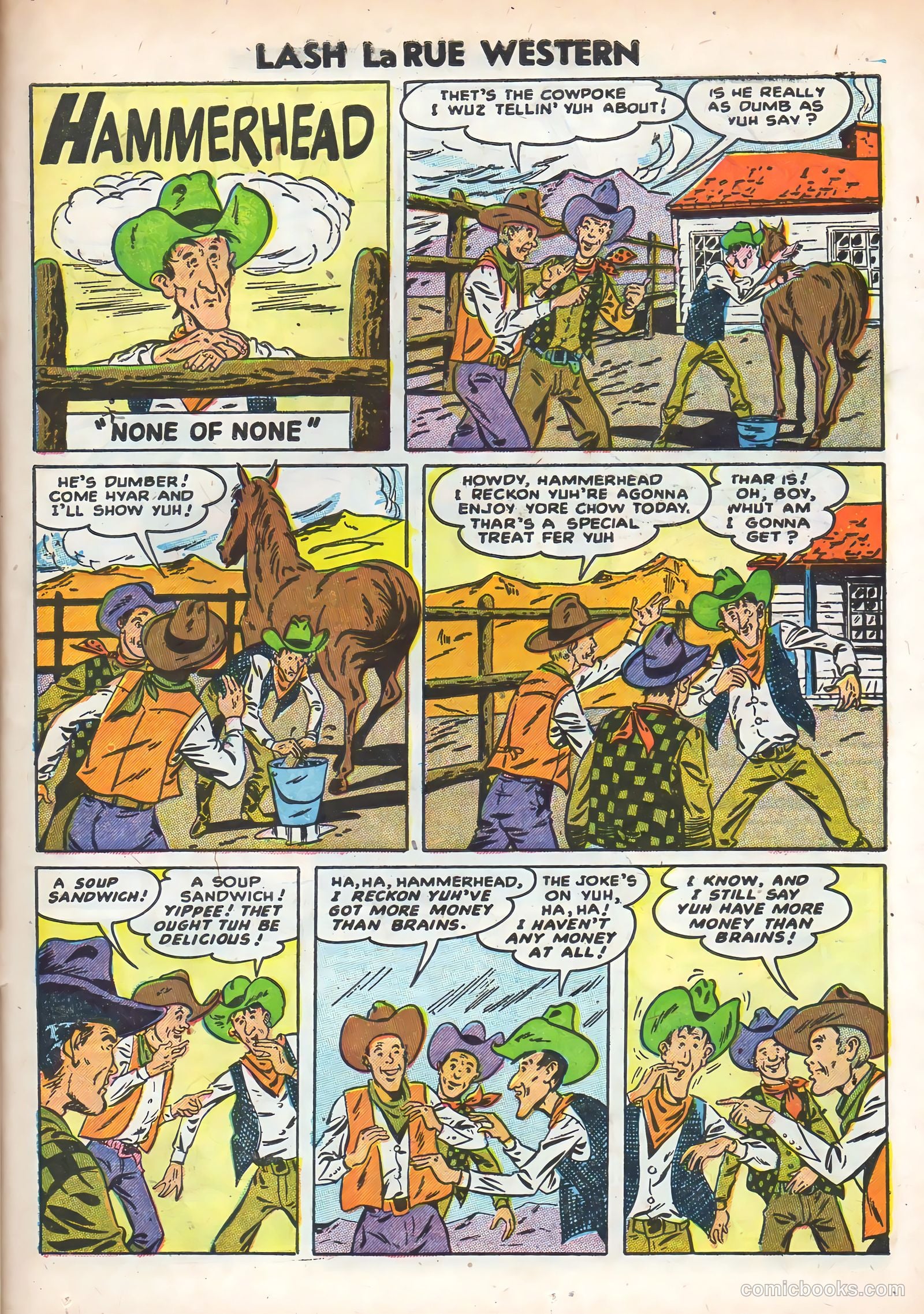Lash La Rue Western #49 — page 23 of 36