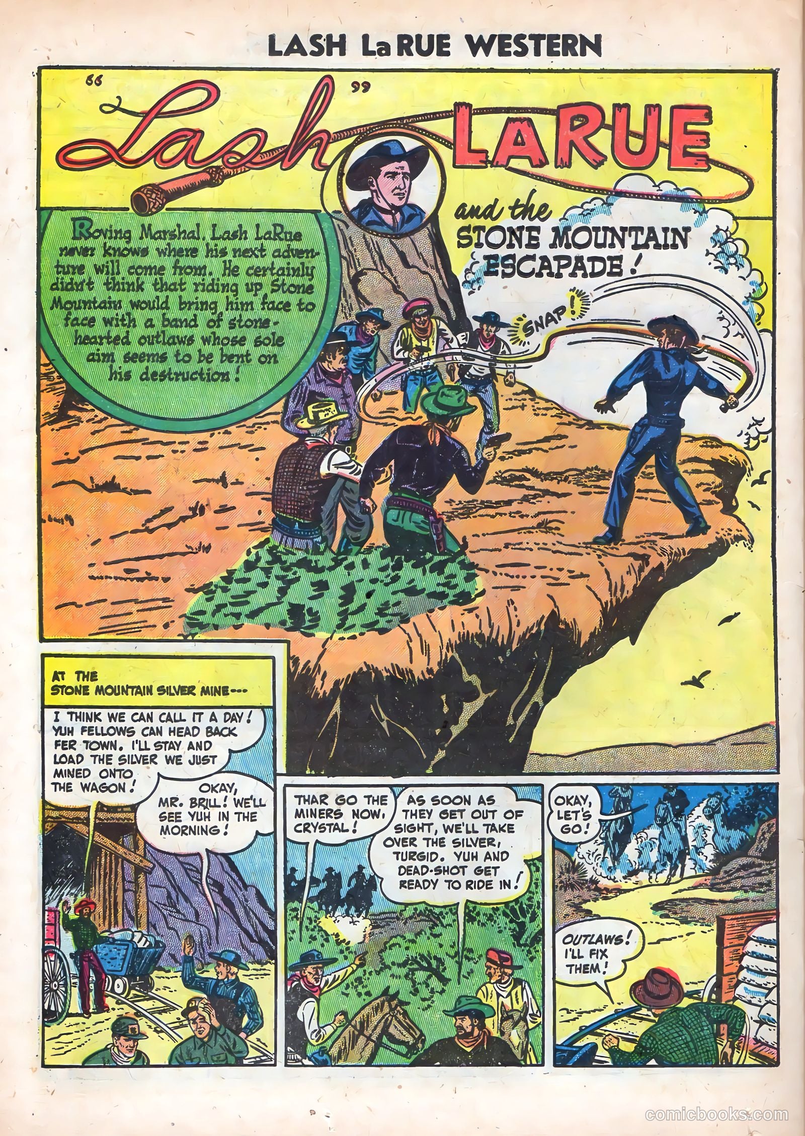 Lash La Rue Western #49 — page 24 of 36