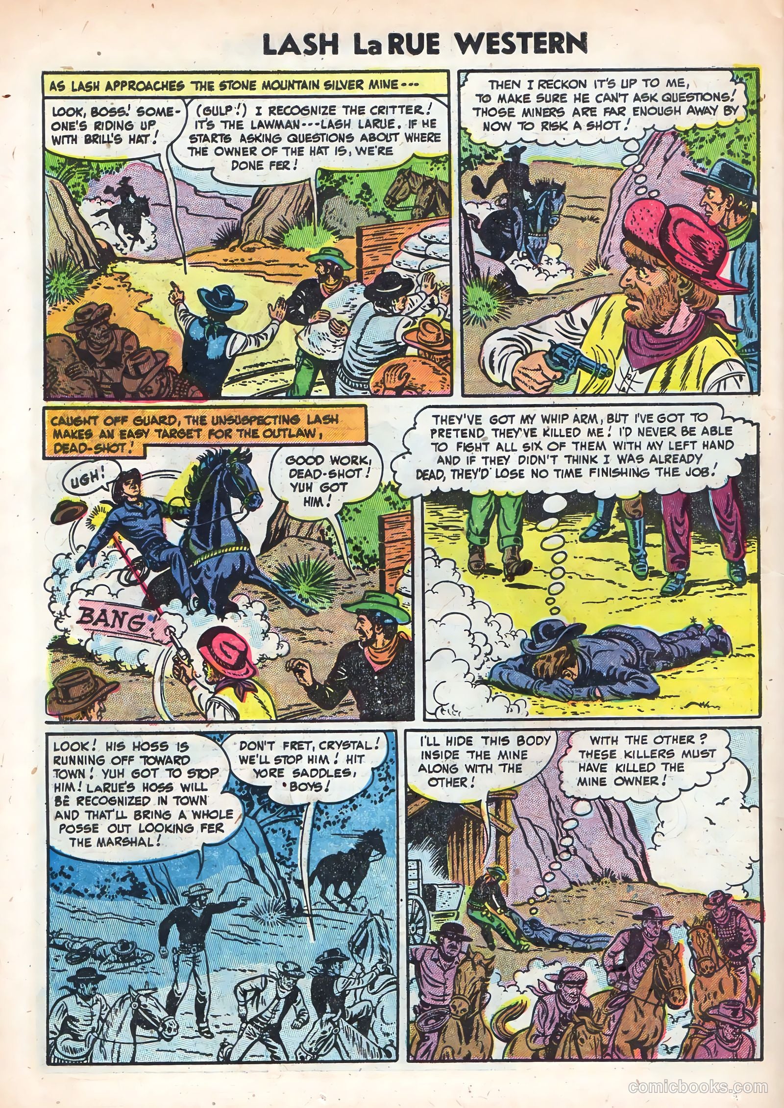 Lash La Rue Western #49 — page 26 of 36