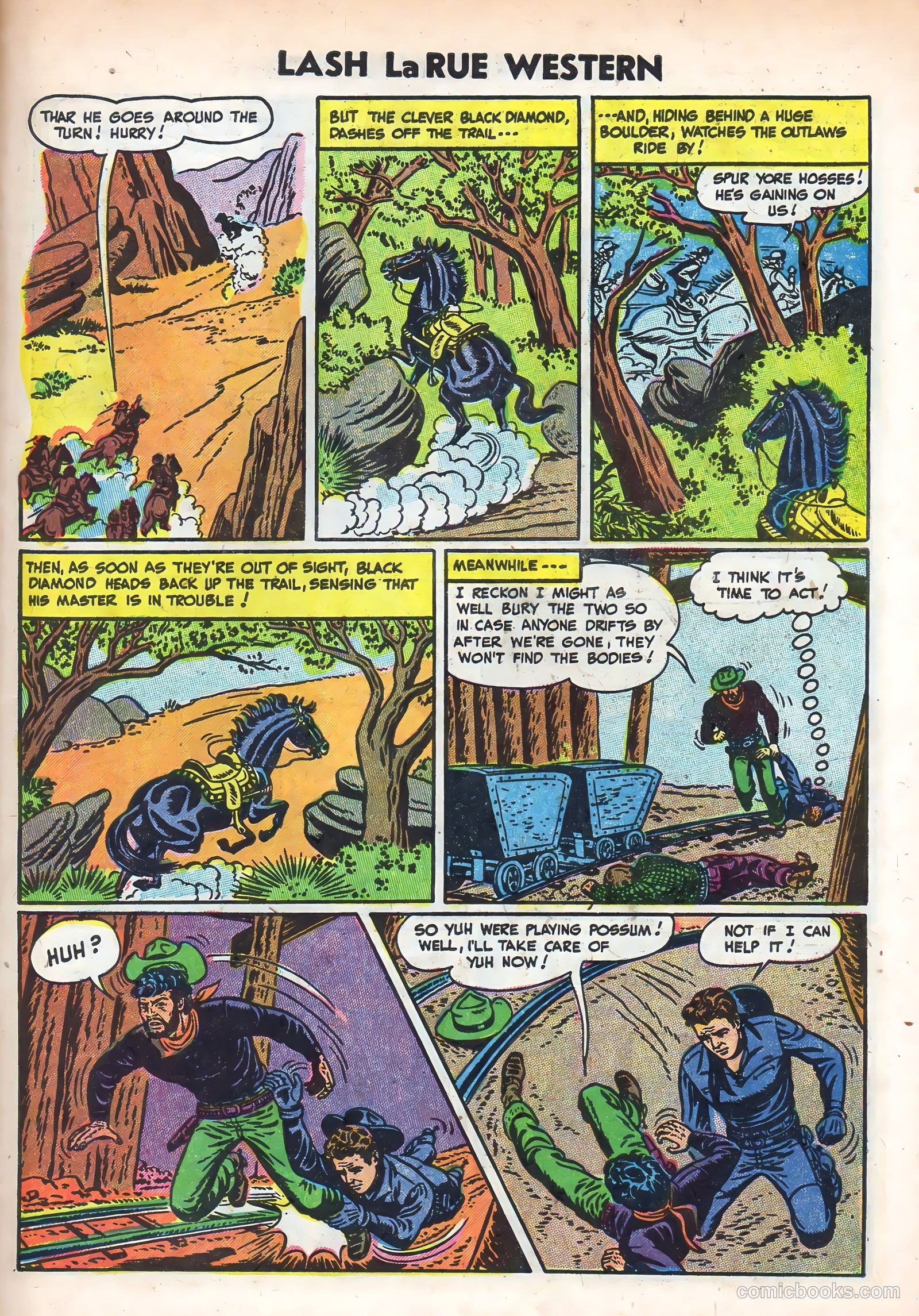 Lash La Rue Western #49 — page 27 of 36