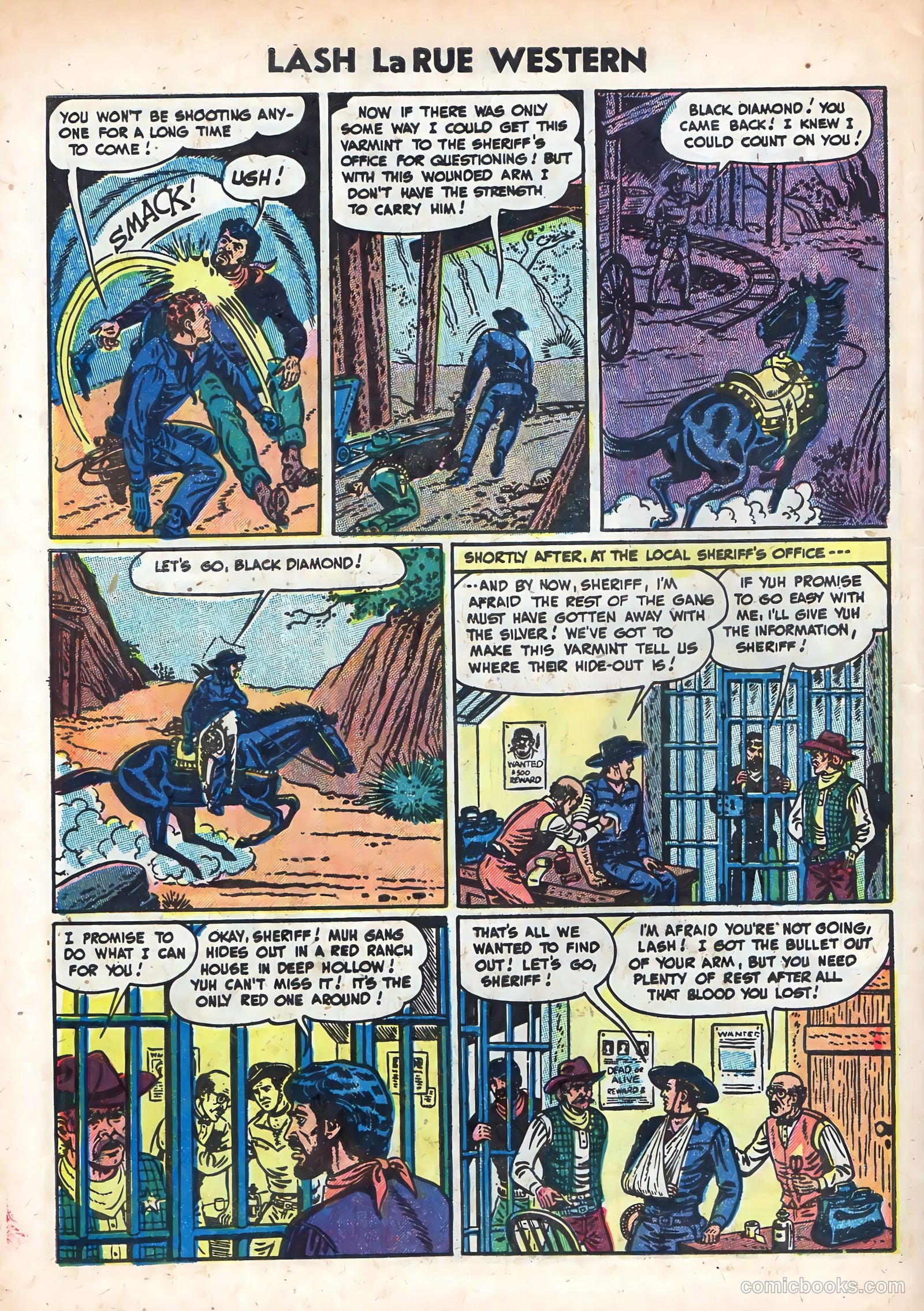 Lash La Rue Western #49 — page 28 of 36
