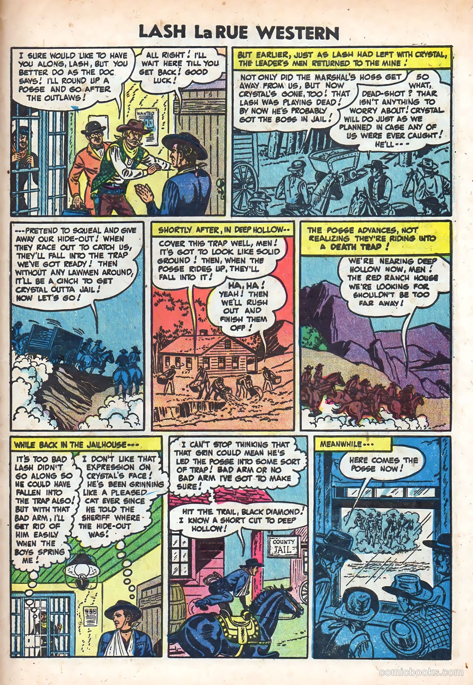 Lash La Rue Western #49 — page 29 of 36