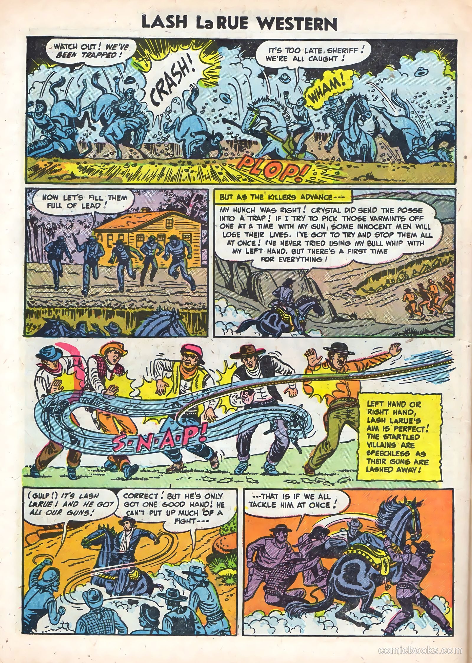 Lash La Rue Western #49 — page 30 of 36
