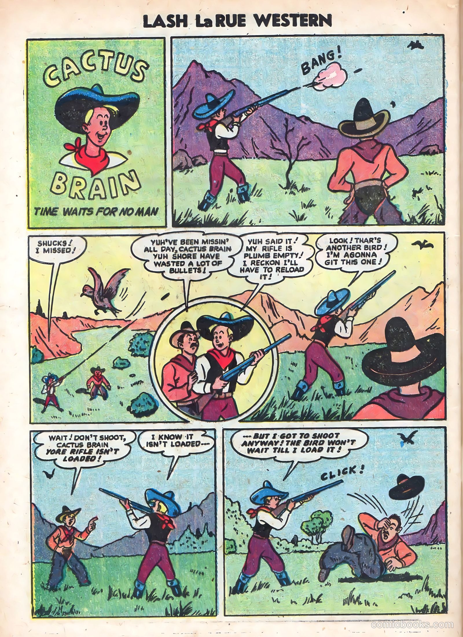 Lash La Rue Western #49 — page 32 of 36