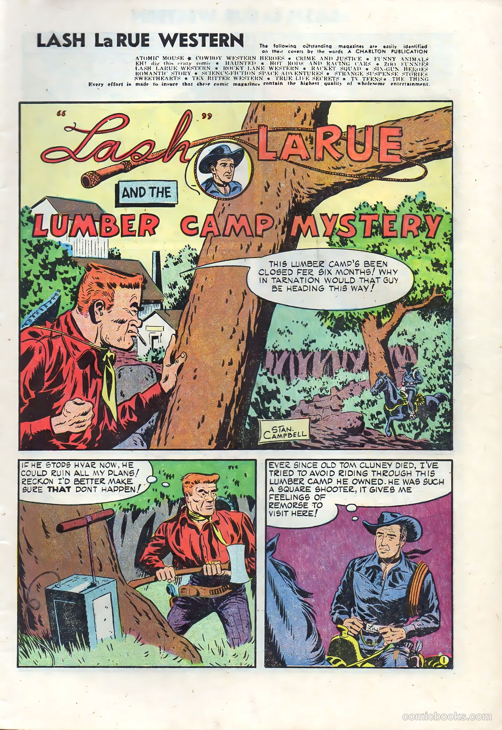 Lash La Rue Western #50 — page 3 of 36