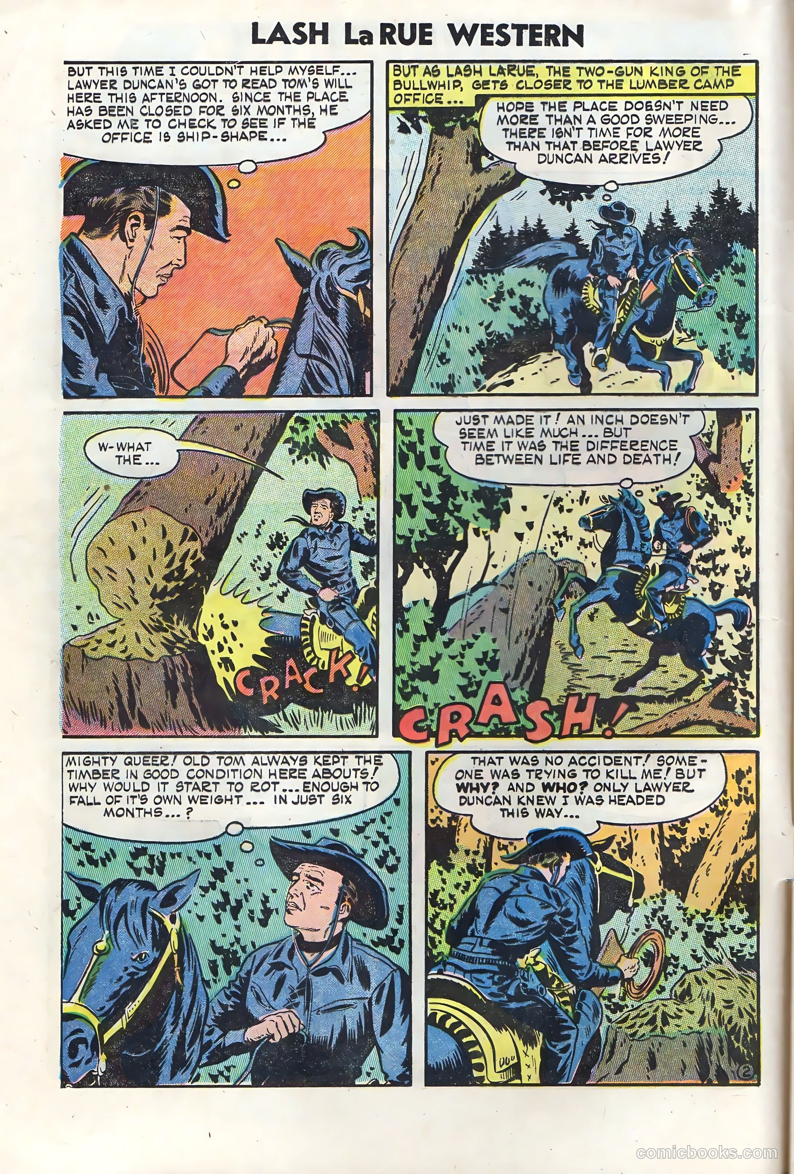 Lash La Rue Western #50 — page 4 of 36