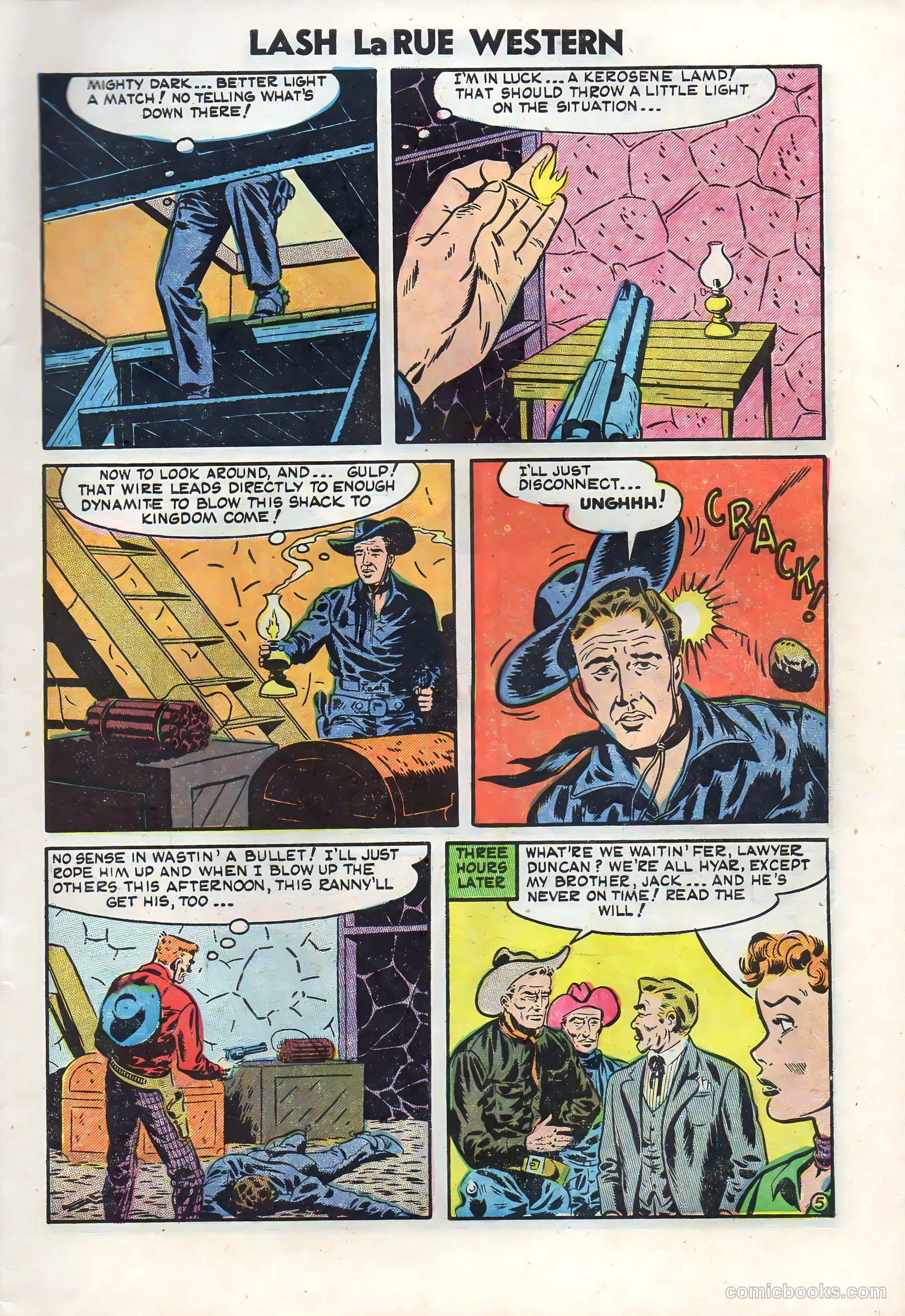 Lash La Rue Western #50 — page 7 of 36