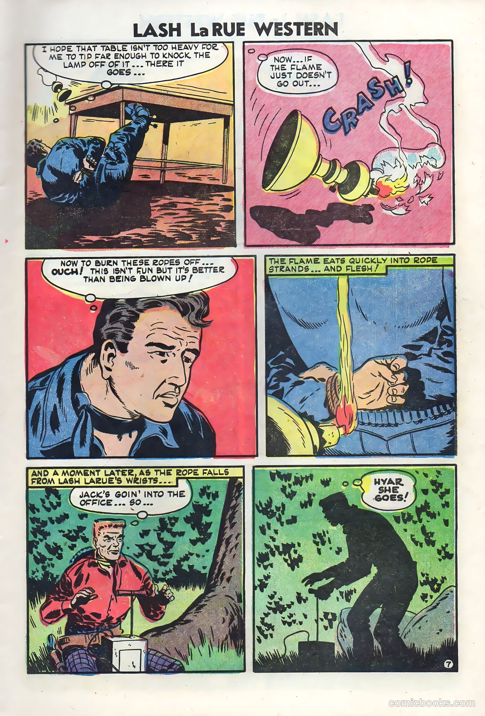 Lash La Rue Western #50 — page 9 of 36