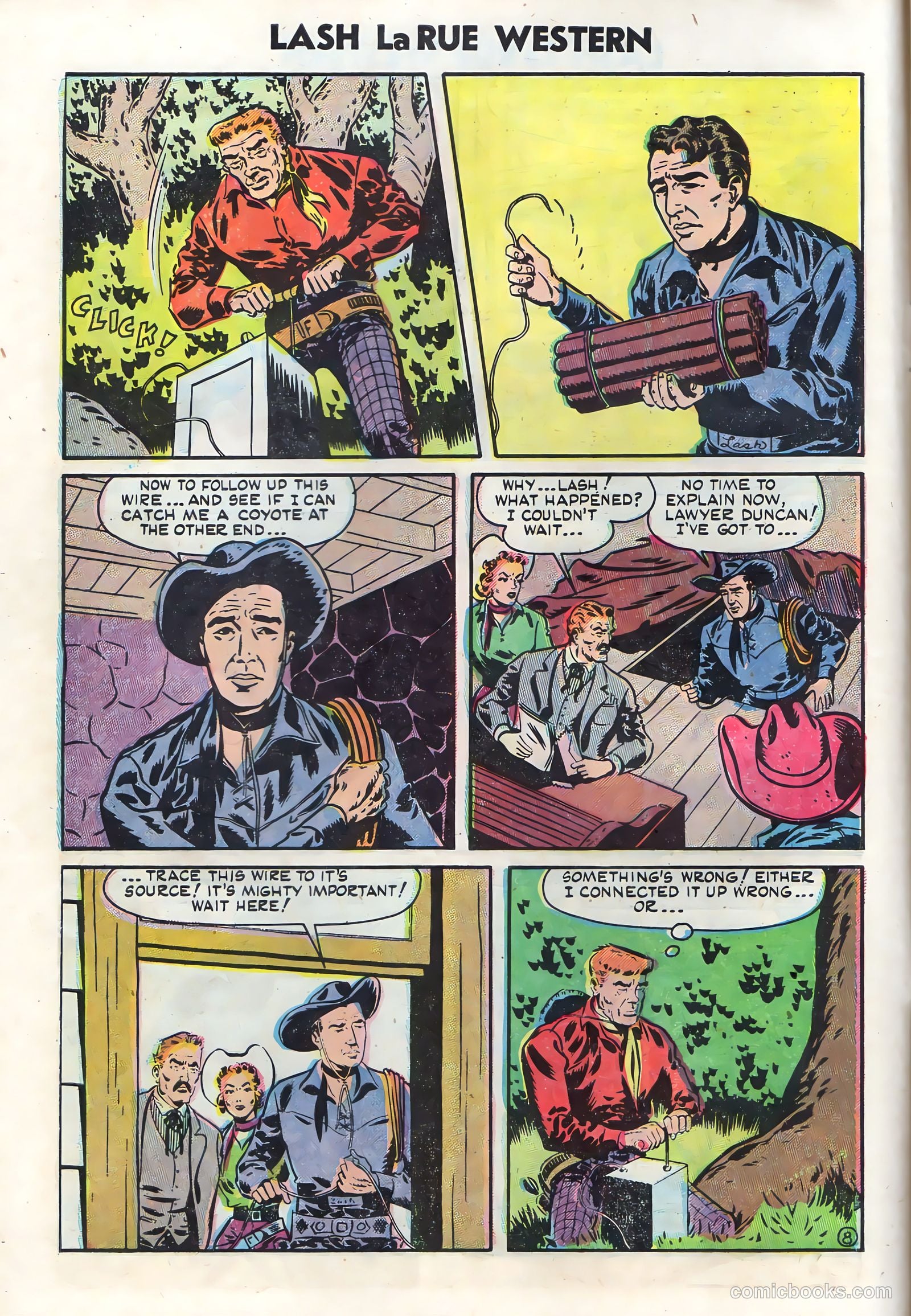 Lash La Rue Western #50 — page 10 of 36